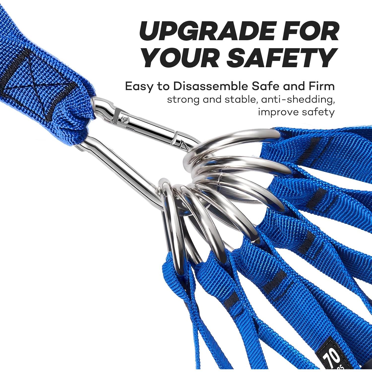 Bandas de Resistencia NITEEN 310lbs con Mangos y Anclaje