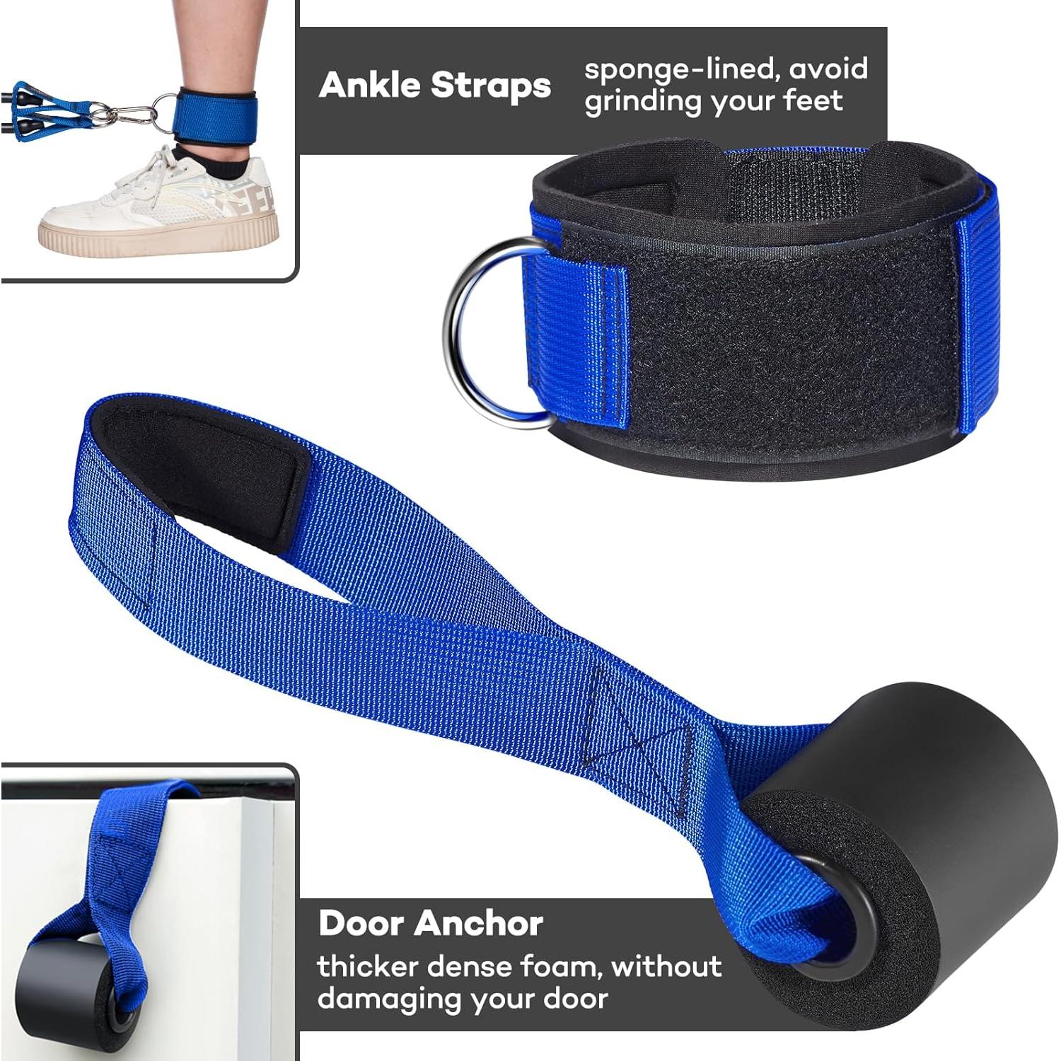 Bandas de Resistencia NITEEN 310lbs con Mangos y Anclaje