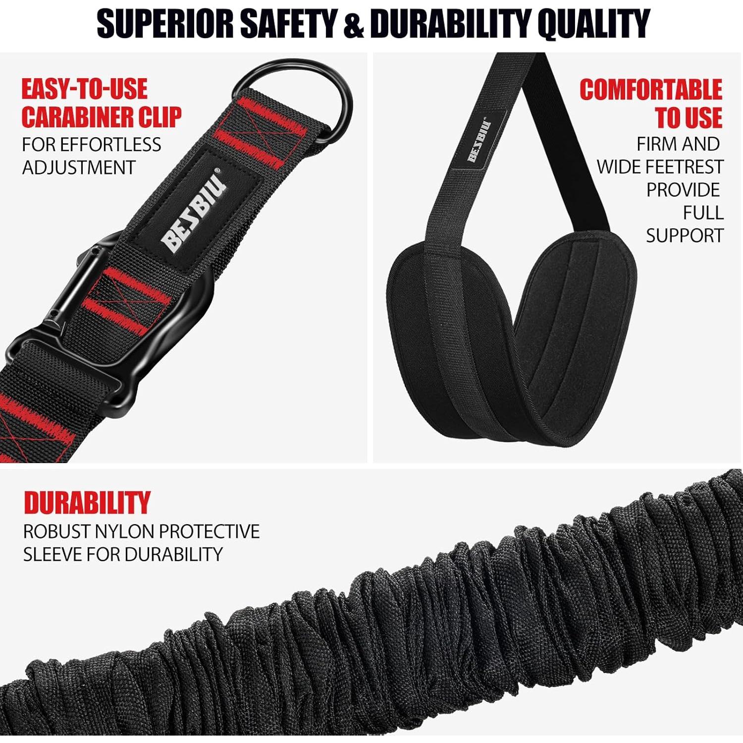 Bandas de Asistencia para Pull Up BesBiu 118kg Ajustables