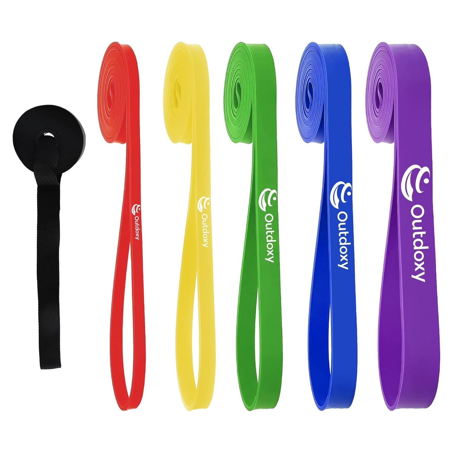 Conjunto de 5 Bandas de Resistencia OUTDOXY para Ejercicio