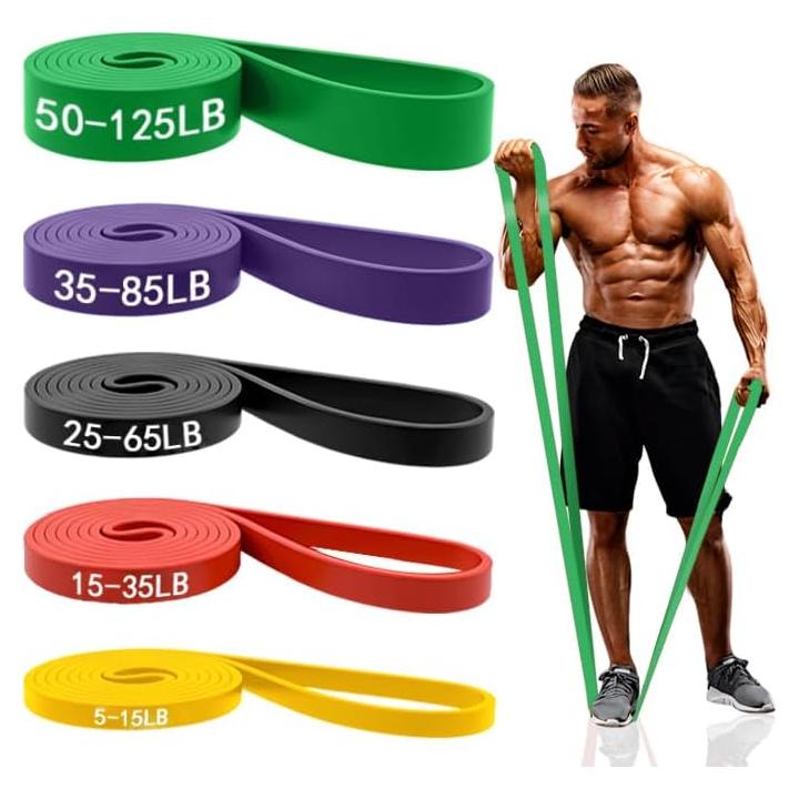 Bandas de Resistencia WERJOURU 4 Piezas para Dominadas