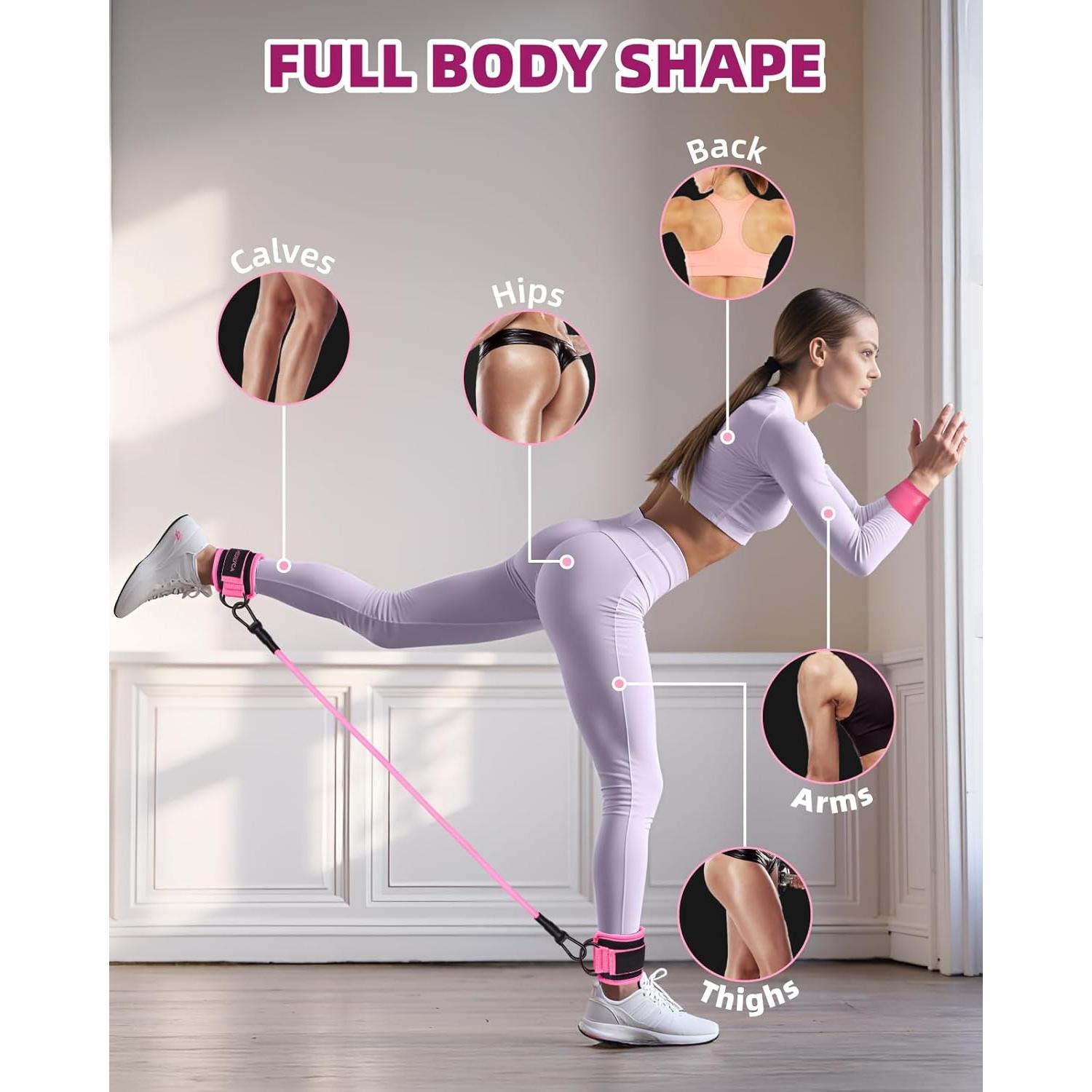 Juego de Bandas de Resistencia Mexlyca JS01 - 8 Piezas