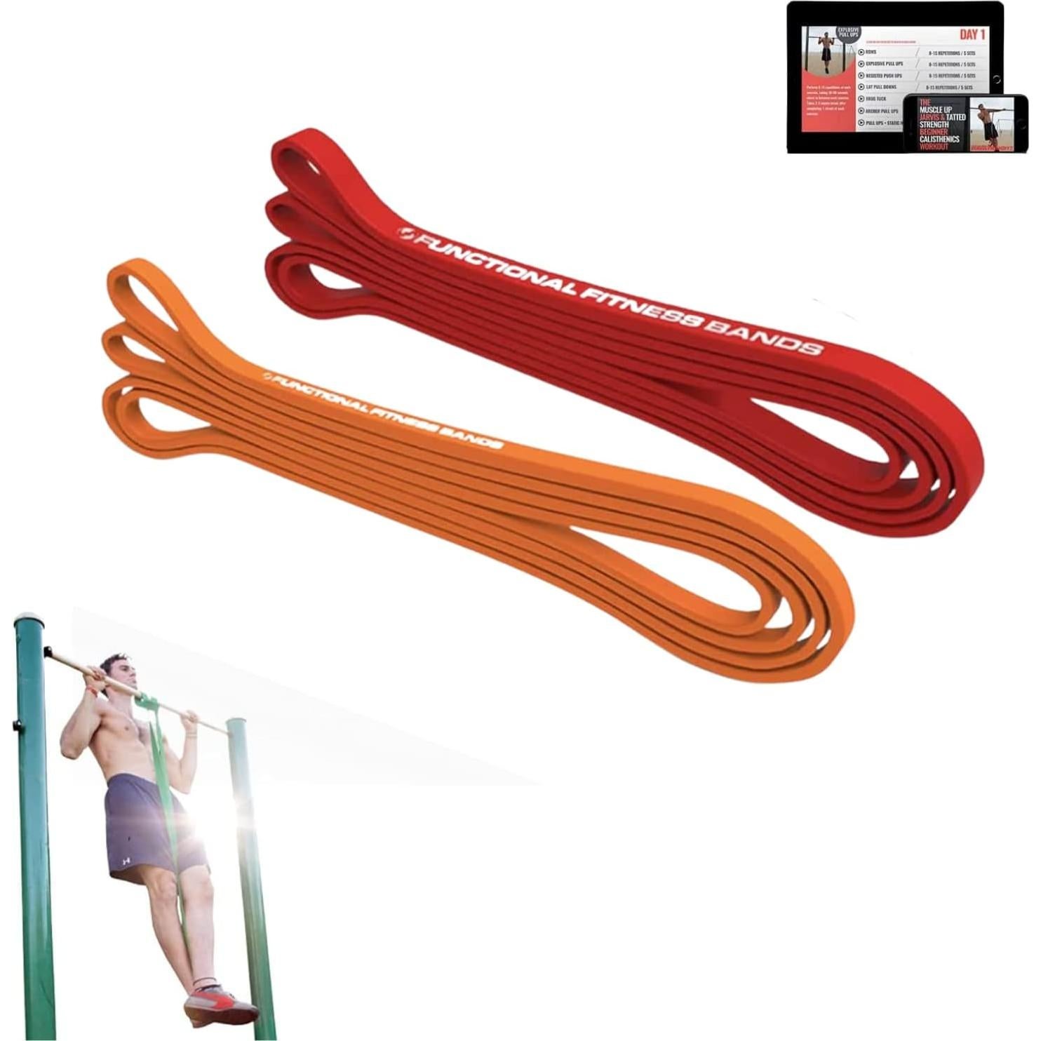 Bandas de Resistencia Rubberbanditz para Dominadas - 2 Unidades