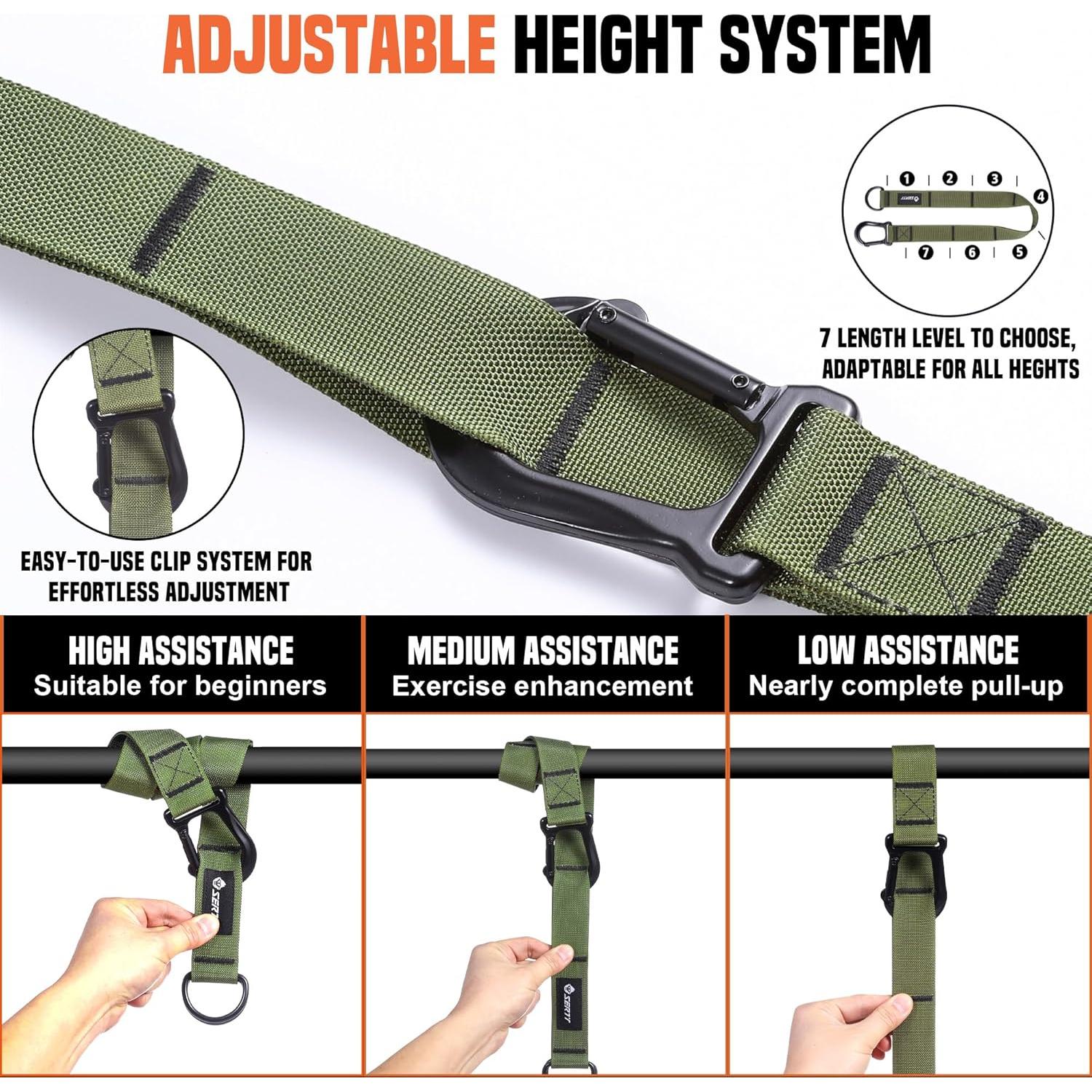 Bandas de Asistencia para Dominadas SERTT 4 Niveles 136 kg