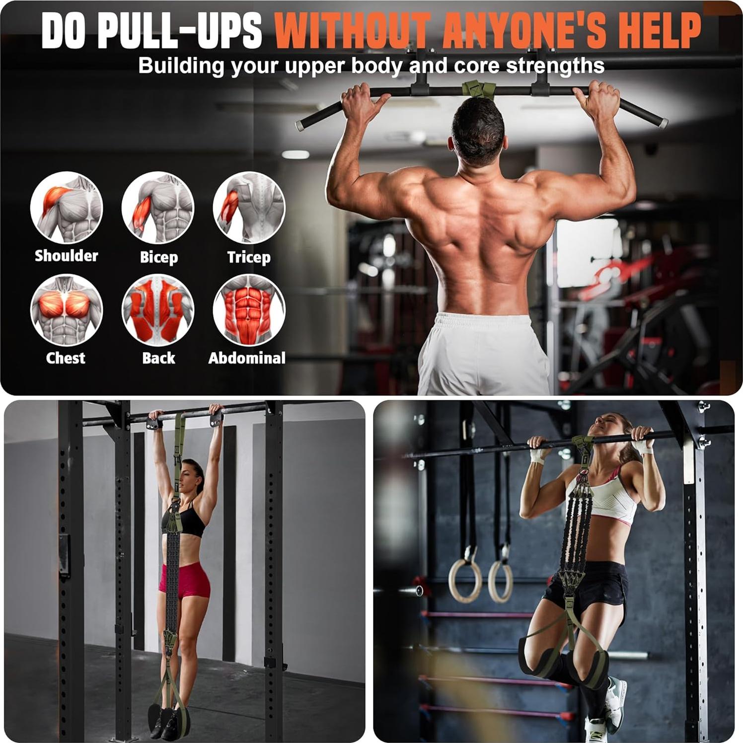 Bandas de Asistencia para Dominadas SERTT 4 Niveles 136 kg