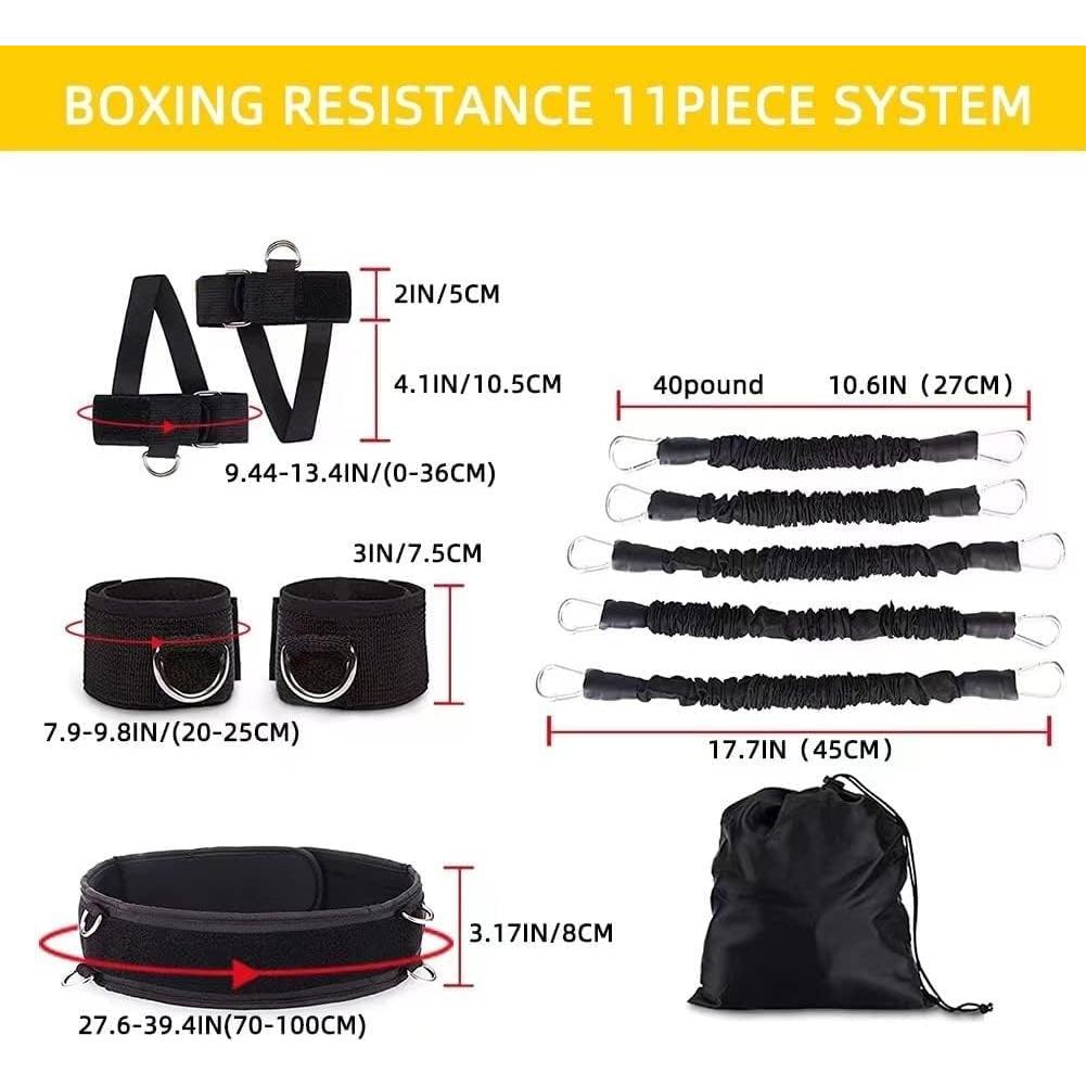 Bandas de Resistencia Ycendelion 200LBS para Boxeo y Fuerza