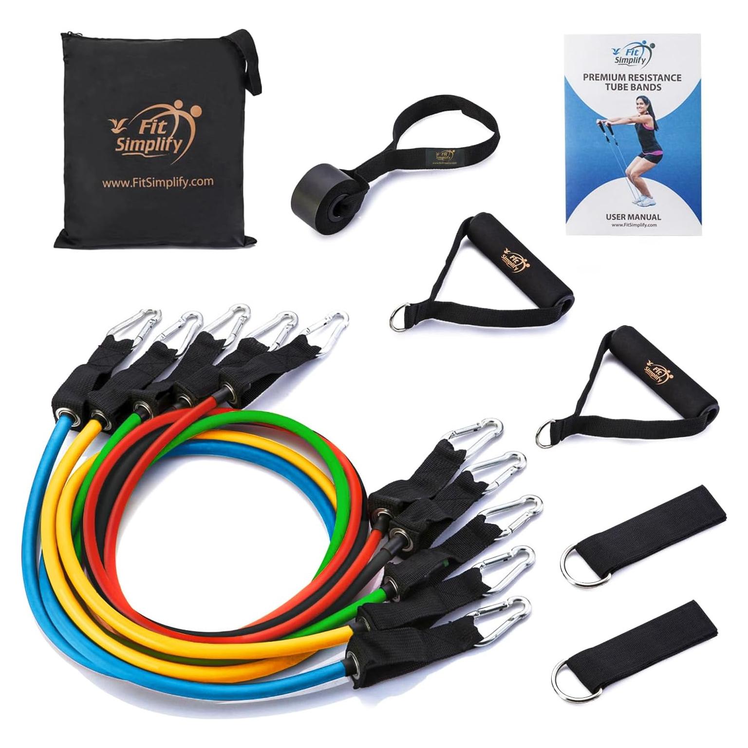 Conjunto de bandas de resistencia Fit Simplify 12 piezas