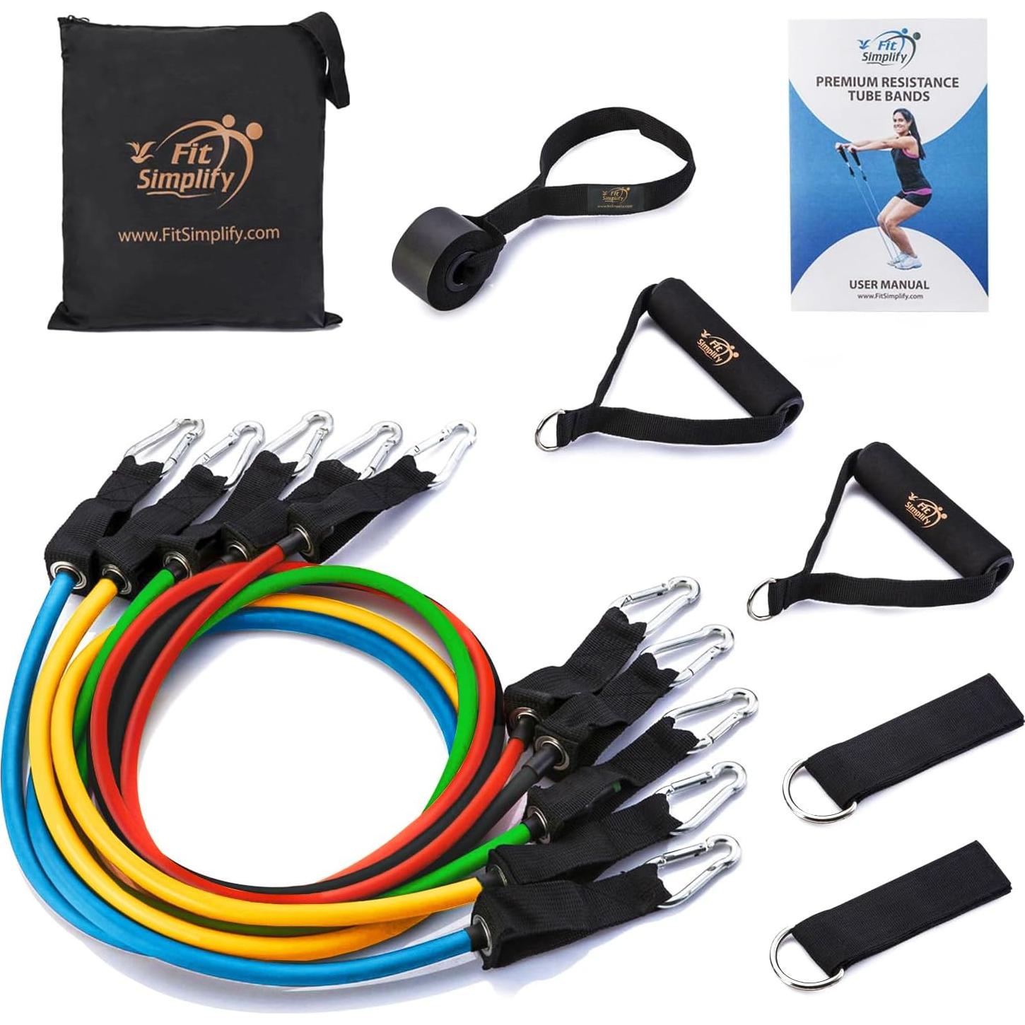 Conjunto de bandas de resistencia Fit Simplify 12 piezas