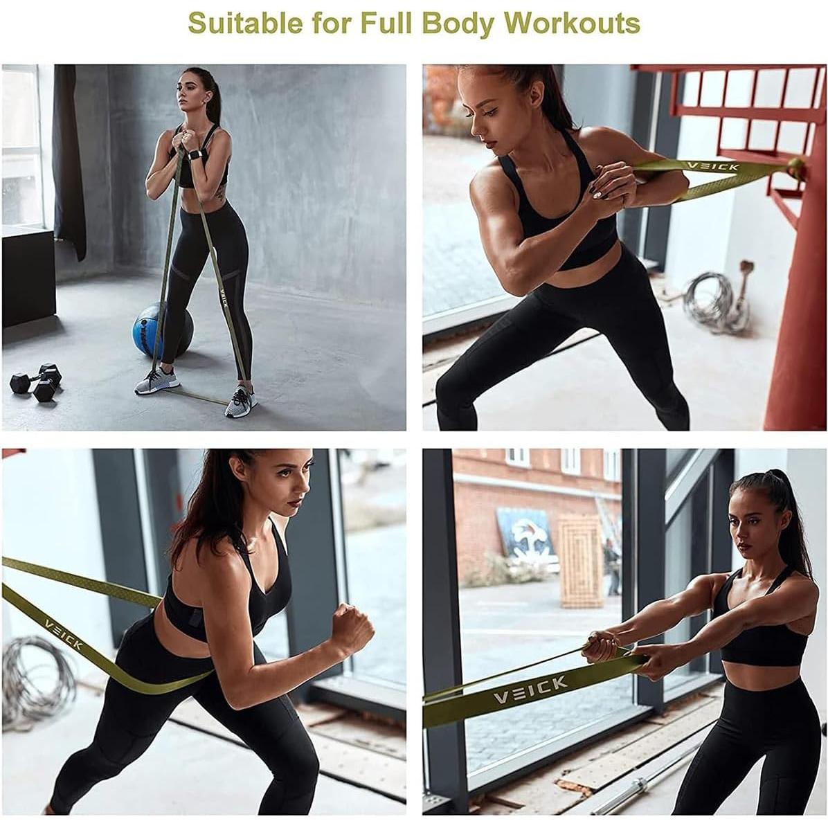 Bandas de Resistencia VEICK 4 Niveles para Ejercicio y Dominadas