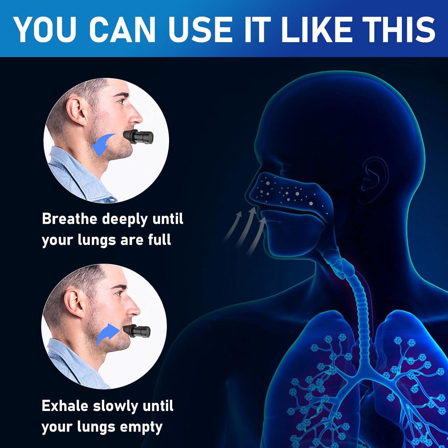 Entrenador Respiratorio Portátil en Caucho Natural - Enttgo