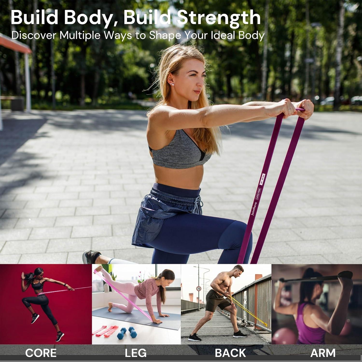 Conjunto de 5 Bandas de Resistencia Sin Látex Jointhera