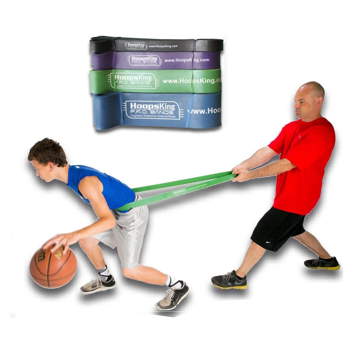 Bandas de Resistencia HoopsKing para Baloncesto - 4 Niveles