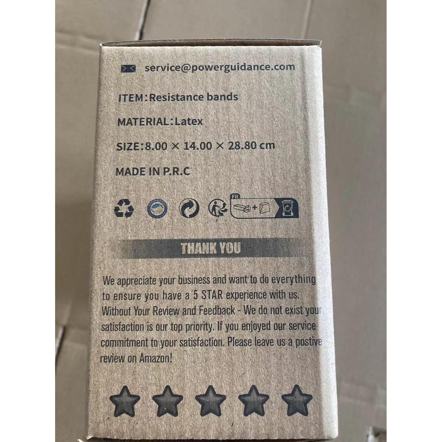 Bandas de Resistencia POWER GUIDANCE - Conjunto de 5 Niveles