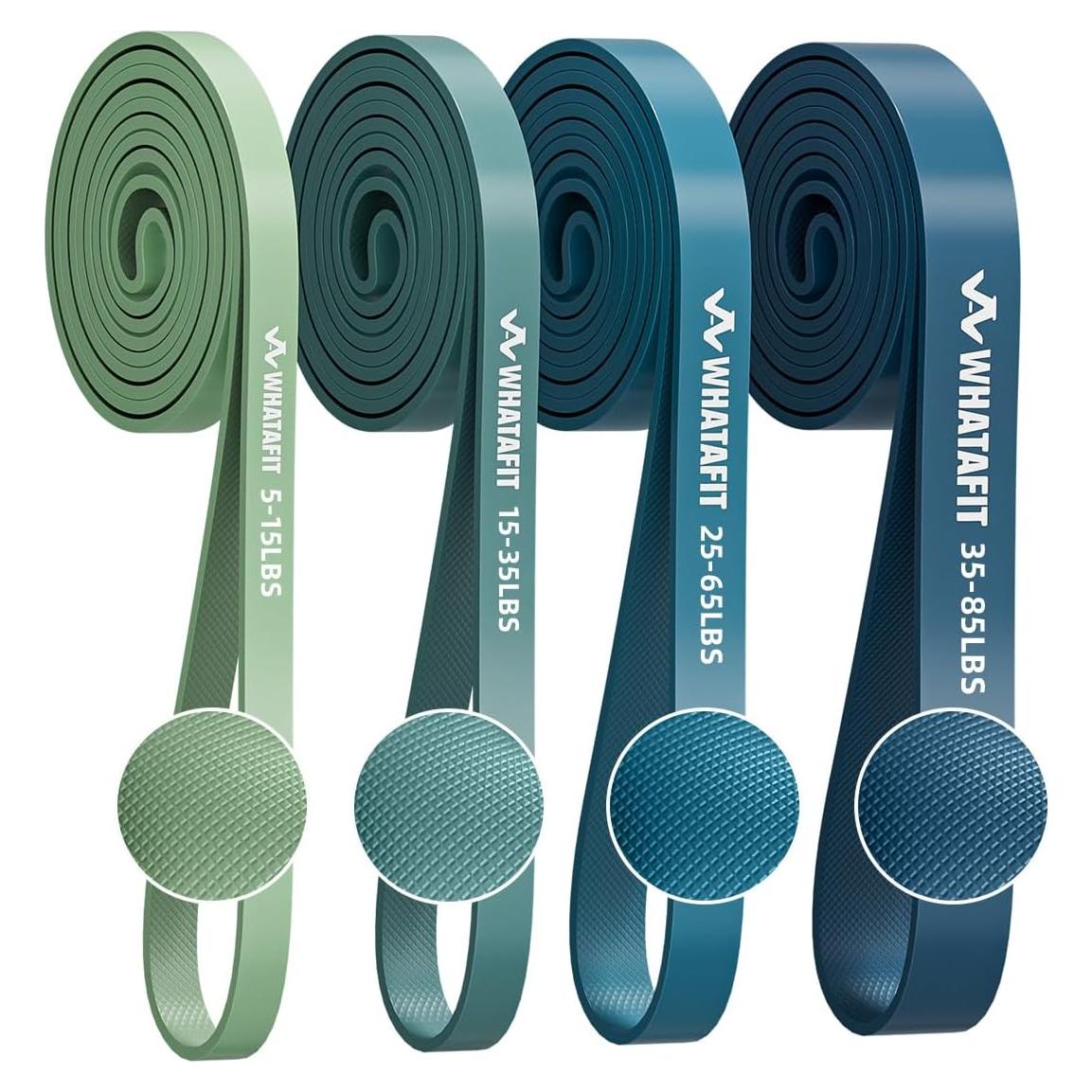 Bandas de Resistencia WHATAFIT - Conjunto de 3 para Ejercicio