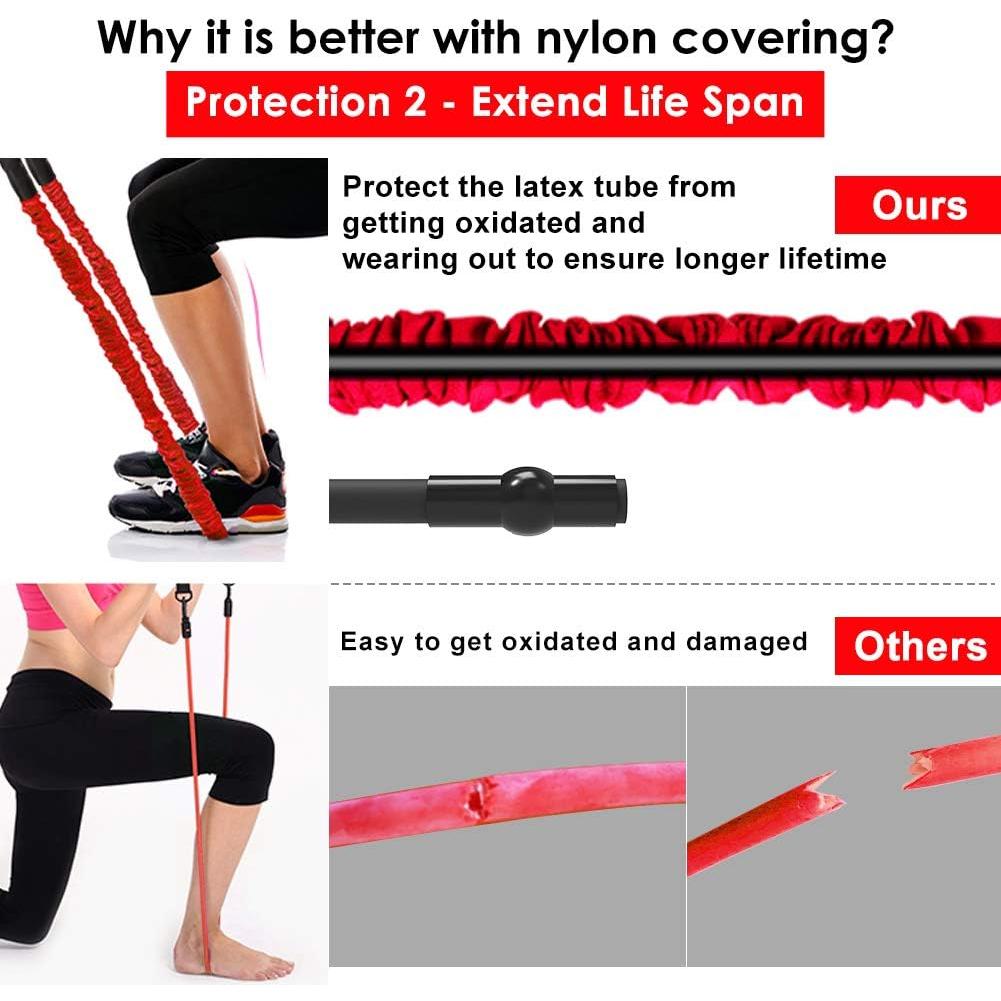 Set de Bandas de Resistencia SUPALAK 15 Piezas 20-40lbs