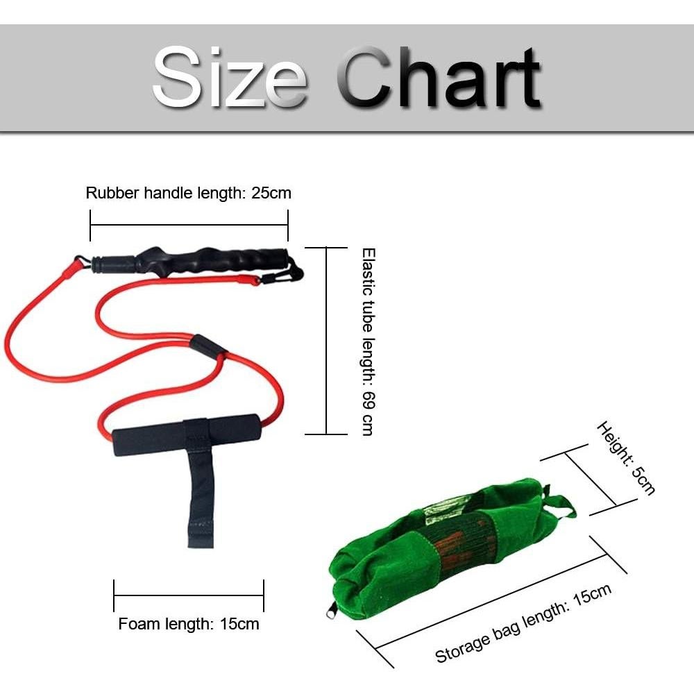 Banda de Resistencia KIKIGOAL para Swing de Golf 30LBS