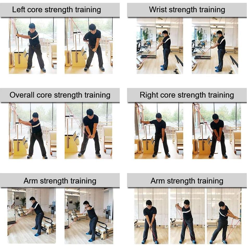 Banda de Resistencia KIKIGOAL para Swing de Golf 30LBS