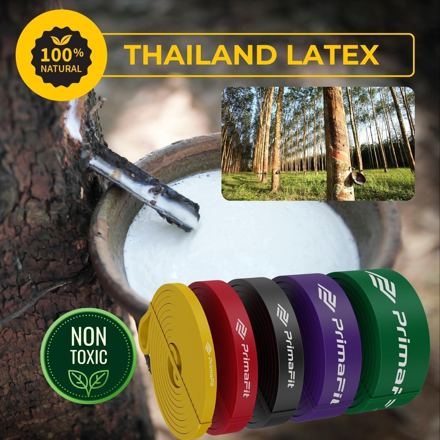 Bandas de Resistencia PrimaFit 5-Pack - Entrenamiento y Estiramiento