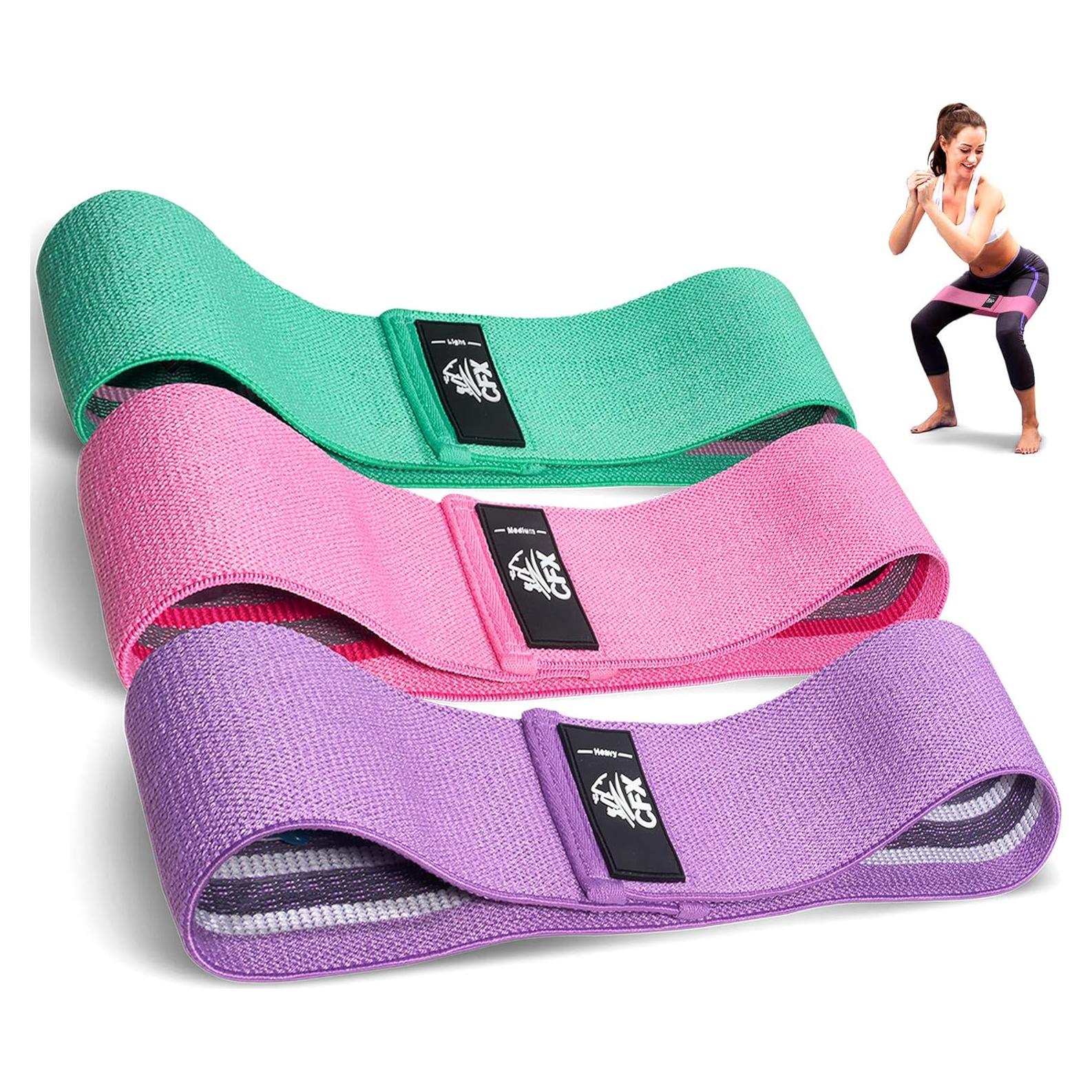 Juego de Bandas de Resistencia CFX - 3 Niveles Antideslizantes