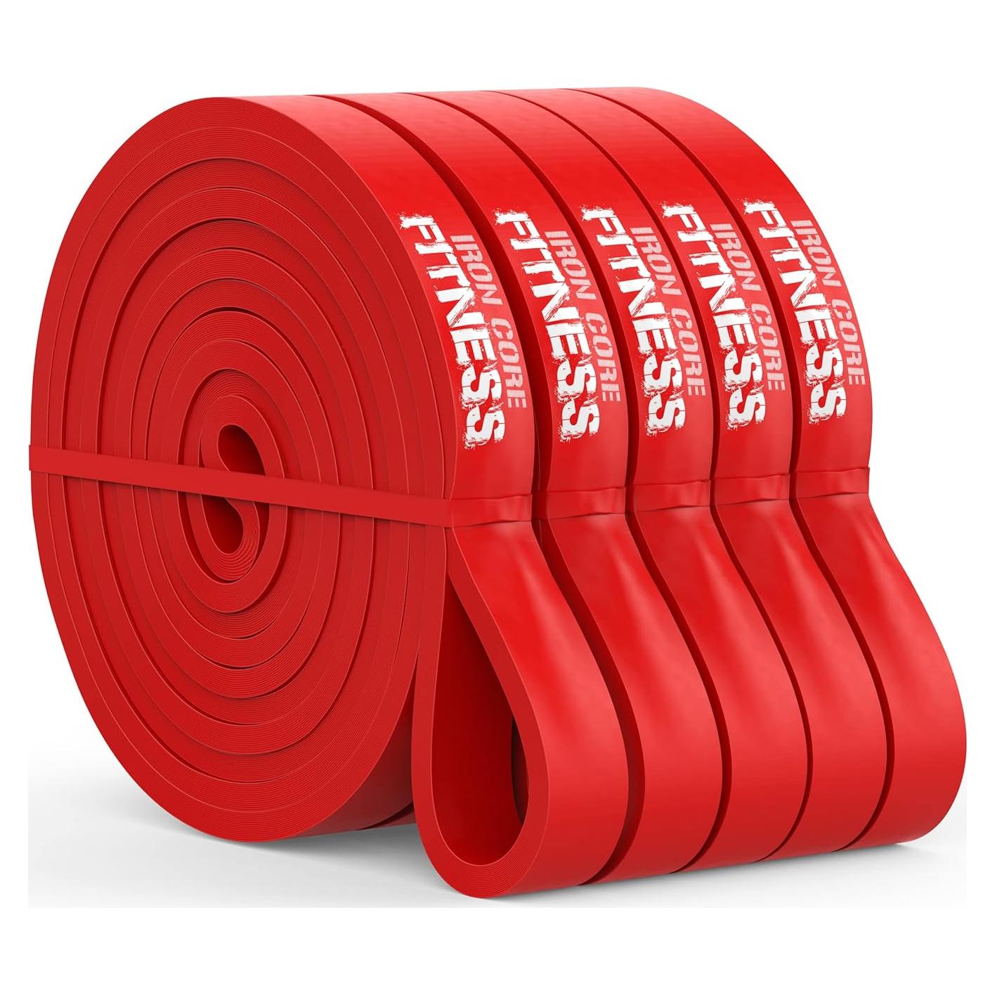 Banda de Resistencia Ligera Iron Core Fitness - Paquete de 5
