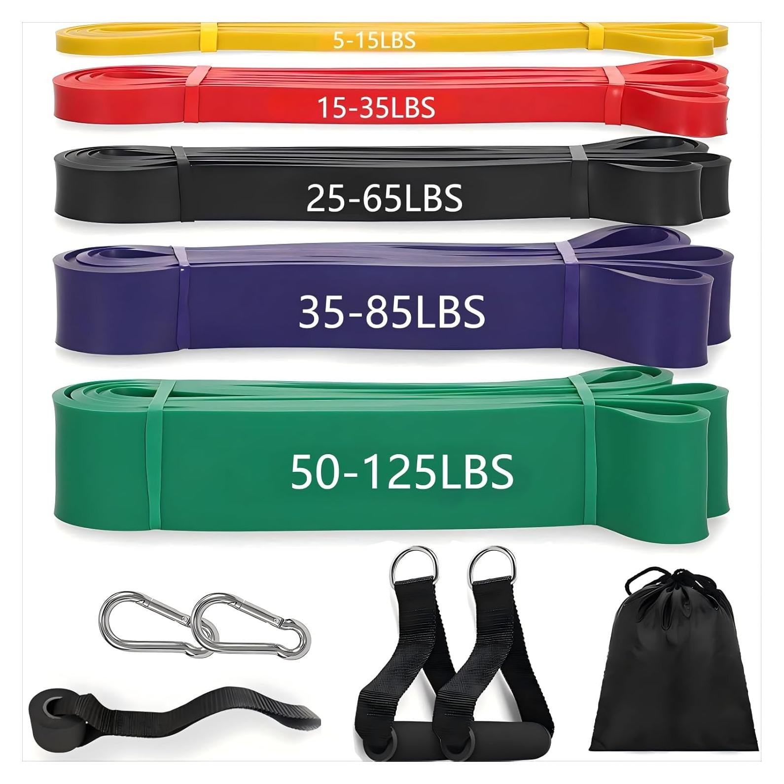 Juego de Bandas de Resistencia JHbjKG - 5 Niveles para Fitness