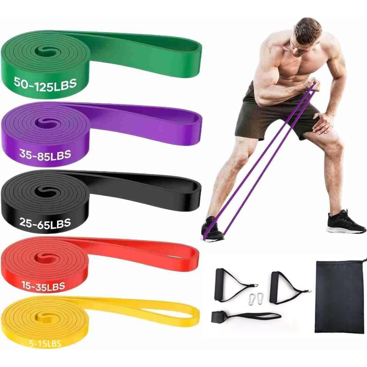 Juego de Bandas de Resistencia JHbjKG - 5 Niveles para Fitness