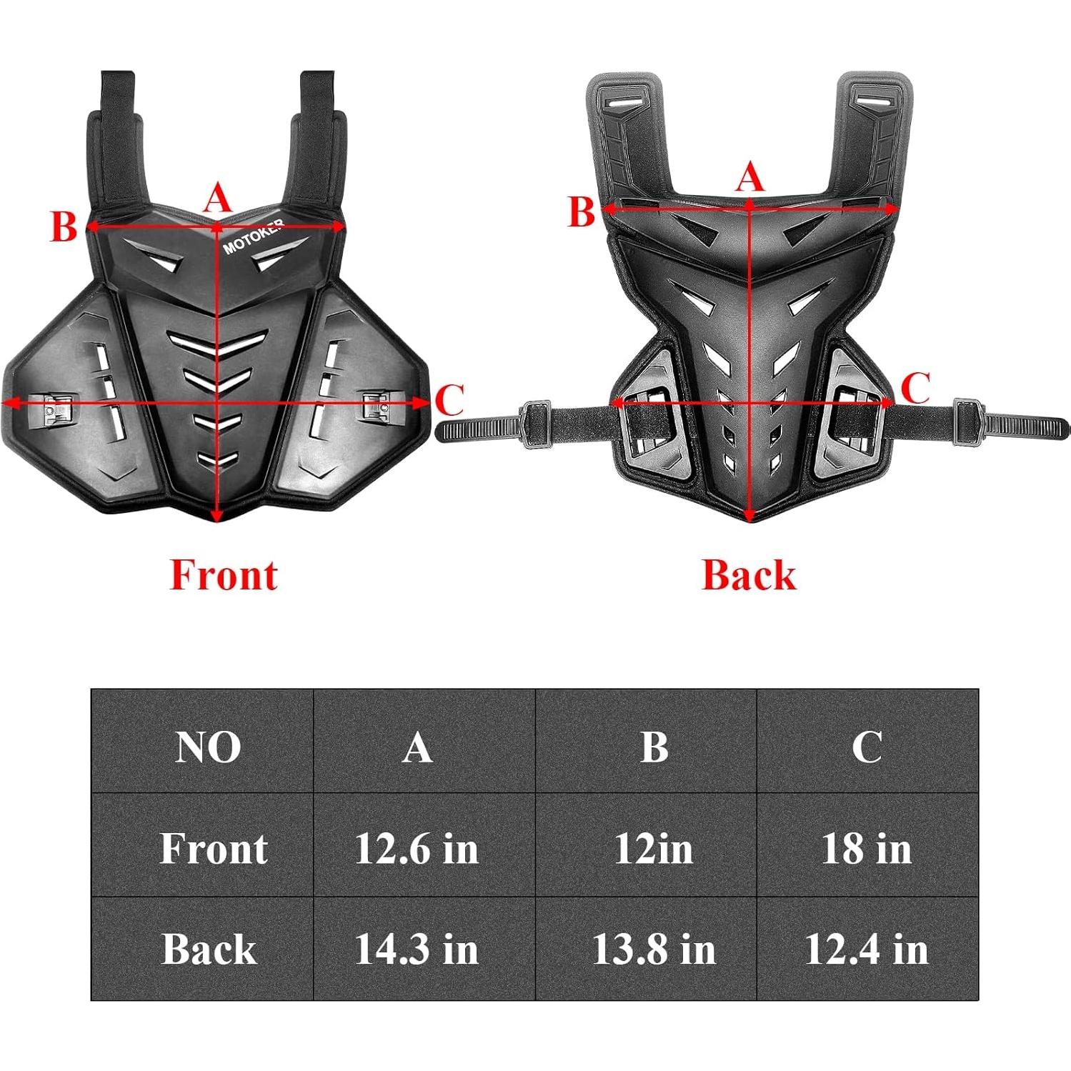 Chaleco Protector de Pecho Motocross MOTOKER 1 Ajustable