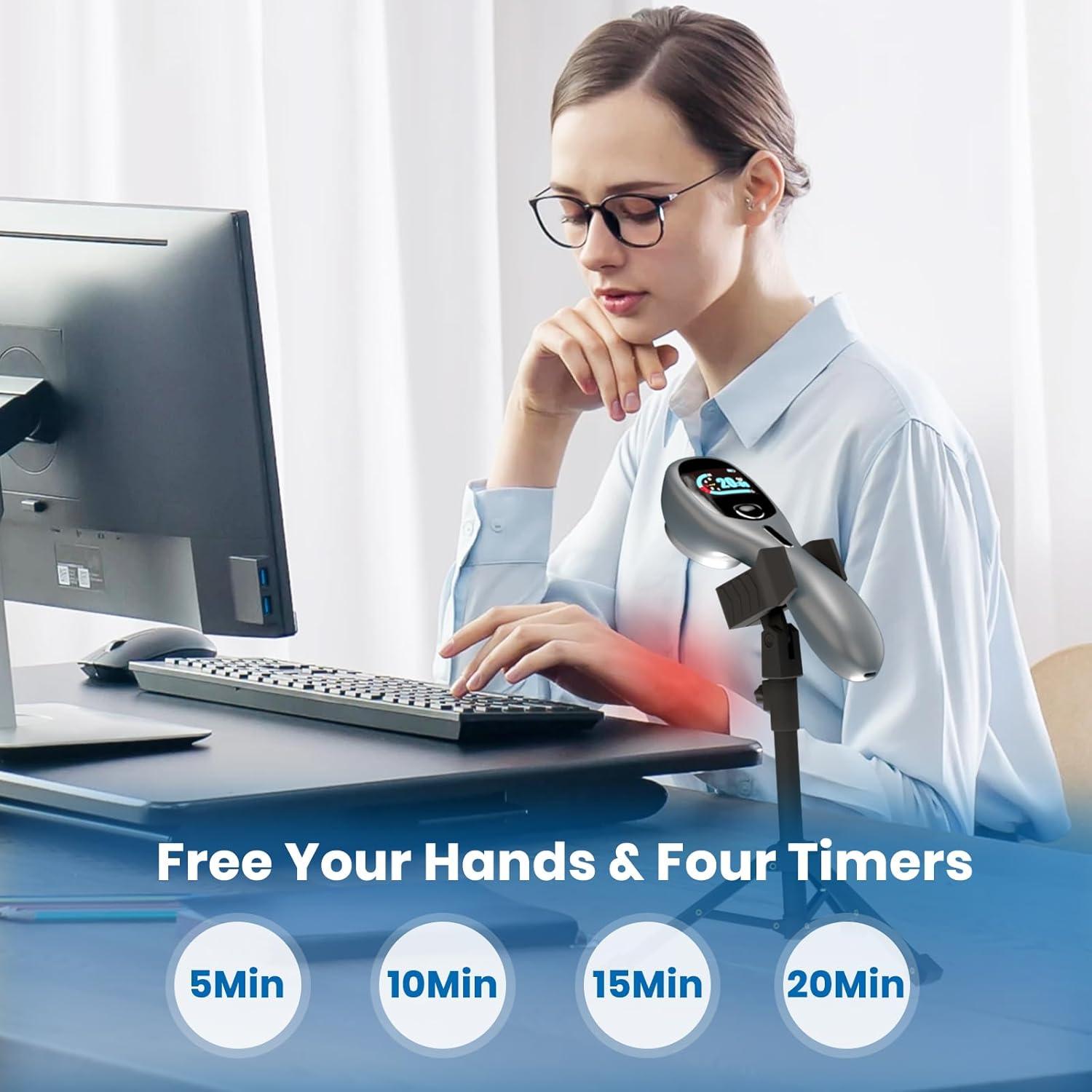 Terapia de Luz Roja RICIAL Portátil para Dolor Muscular