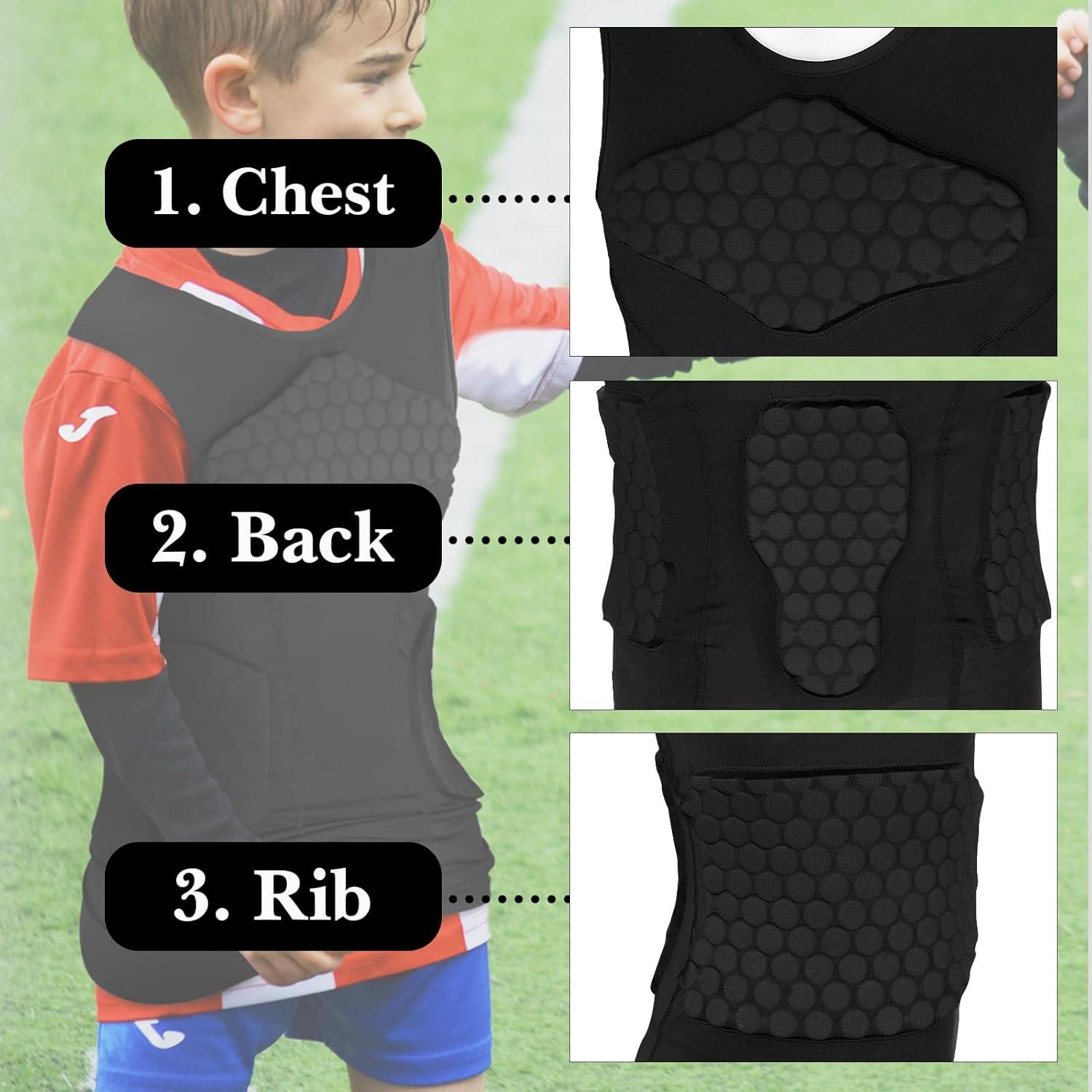 Chaleco de Impacto Linkidea para Fútbol Juvenil 10-14 años