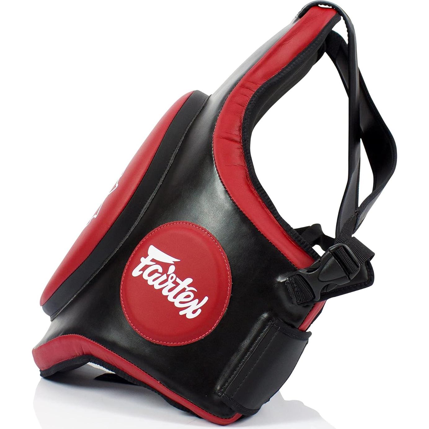 Chaleco Protector Fairtex TV2 para Muay Thai y MMA - Negro/Rojo