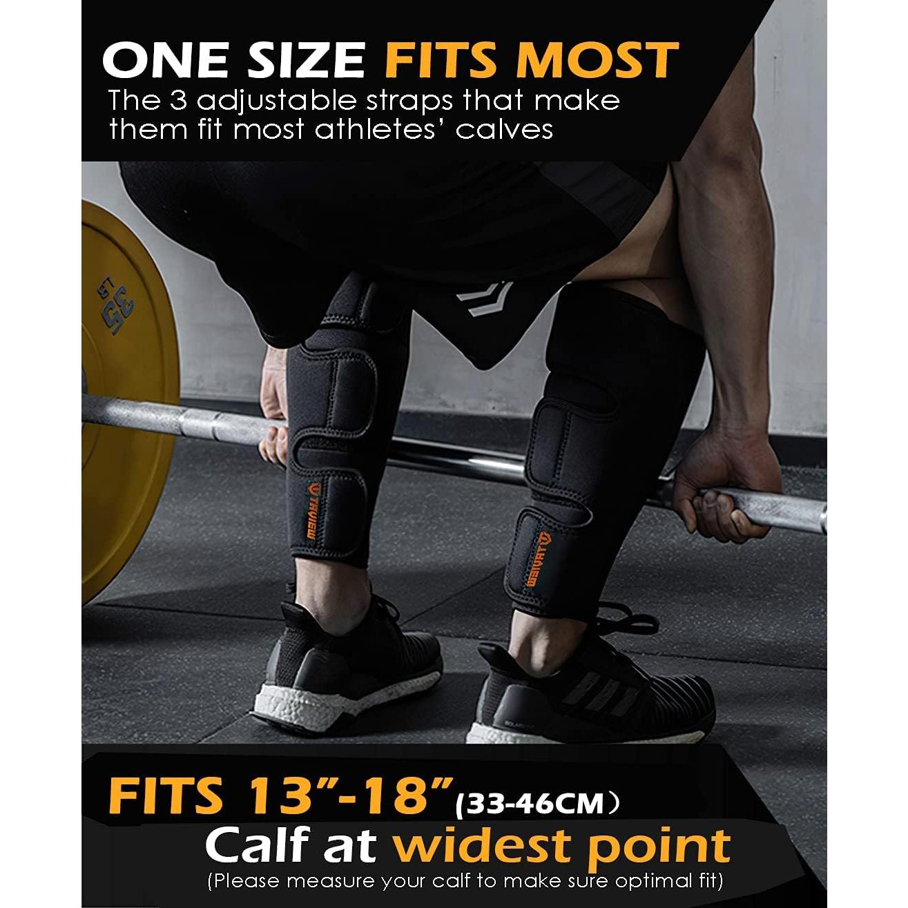 Protectores de Espinillas TAVIEW Neopreno 5mm para Levantamiento