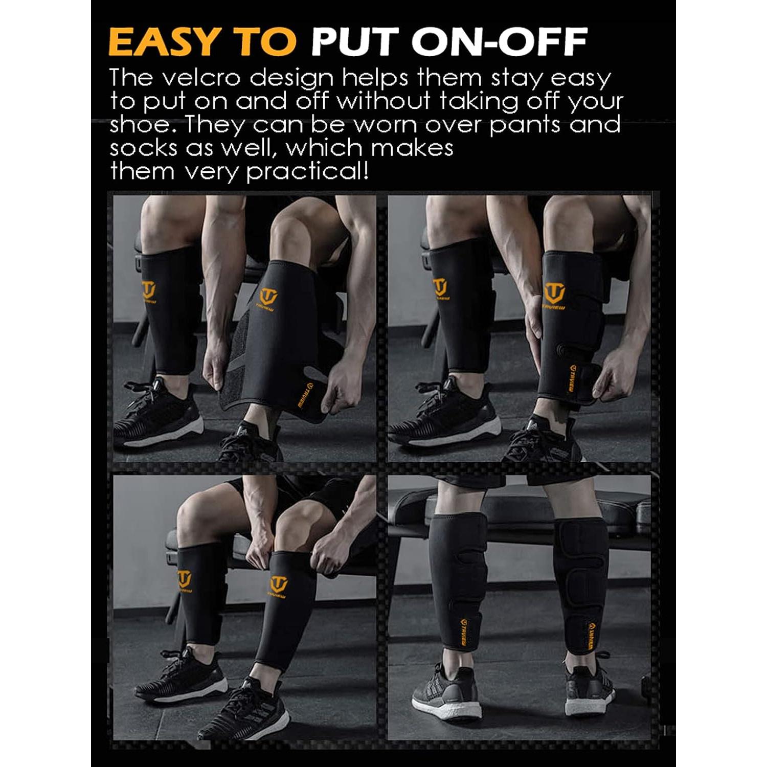 Protectores de Espinillas TAVIEW Neopreno 5mm para Levantamiento