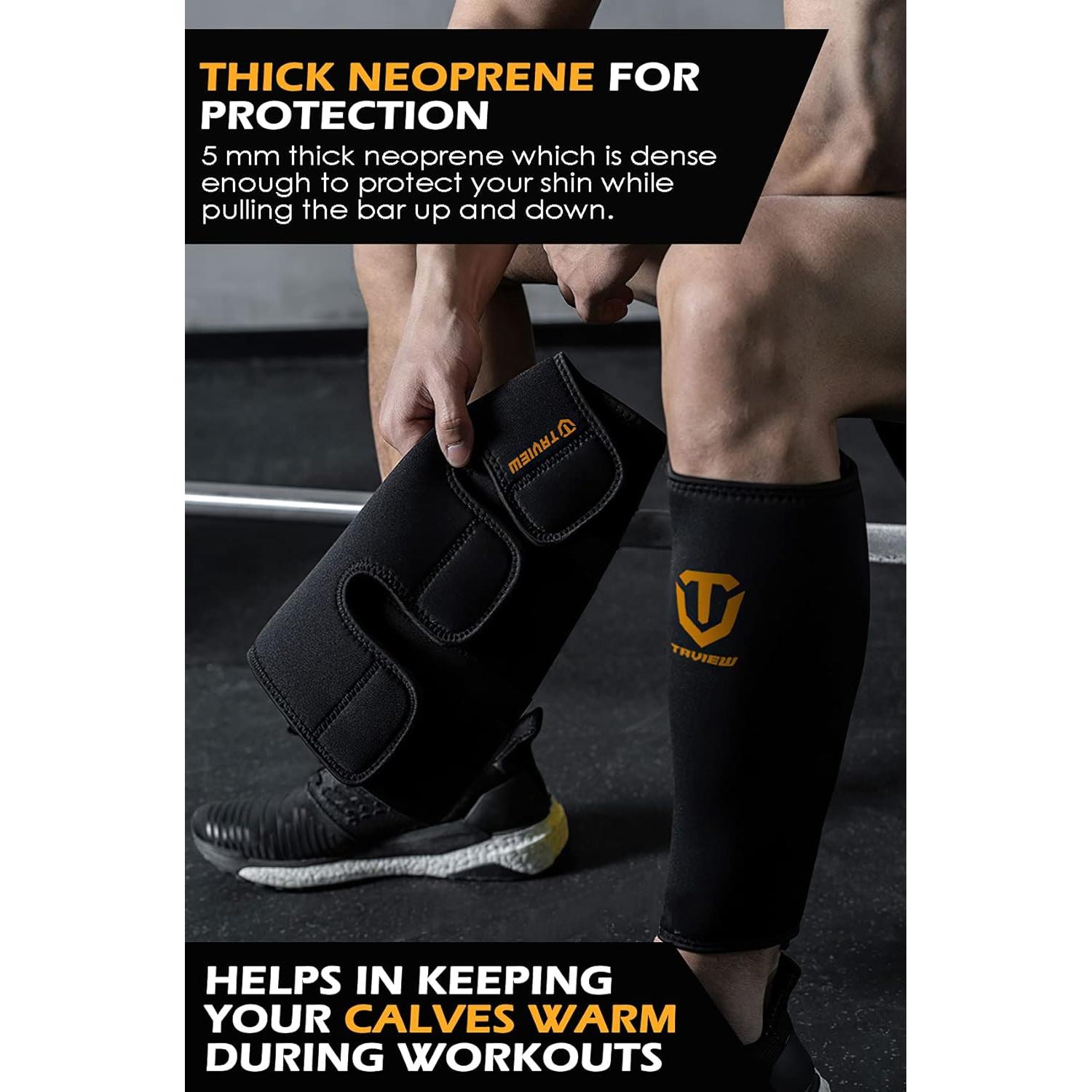 Protectores de Espinillas TAVIEW Neopreno 5mm para Levantamiento