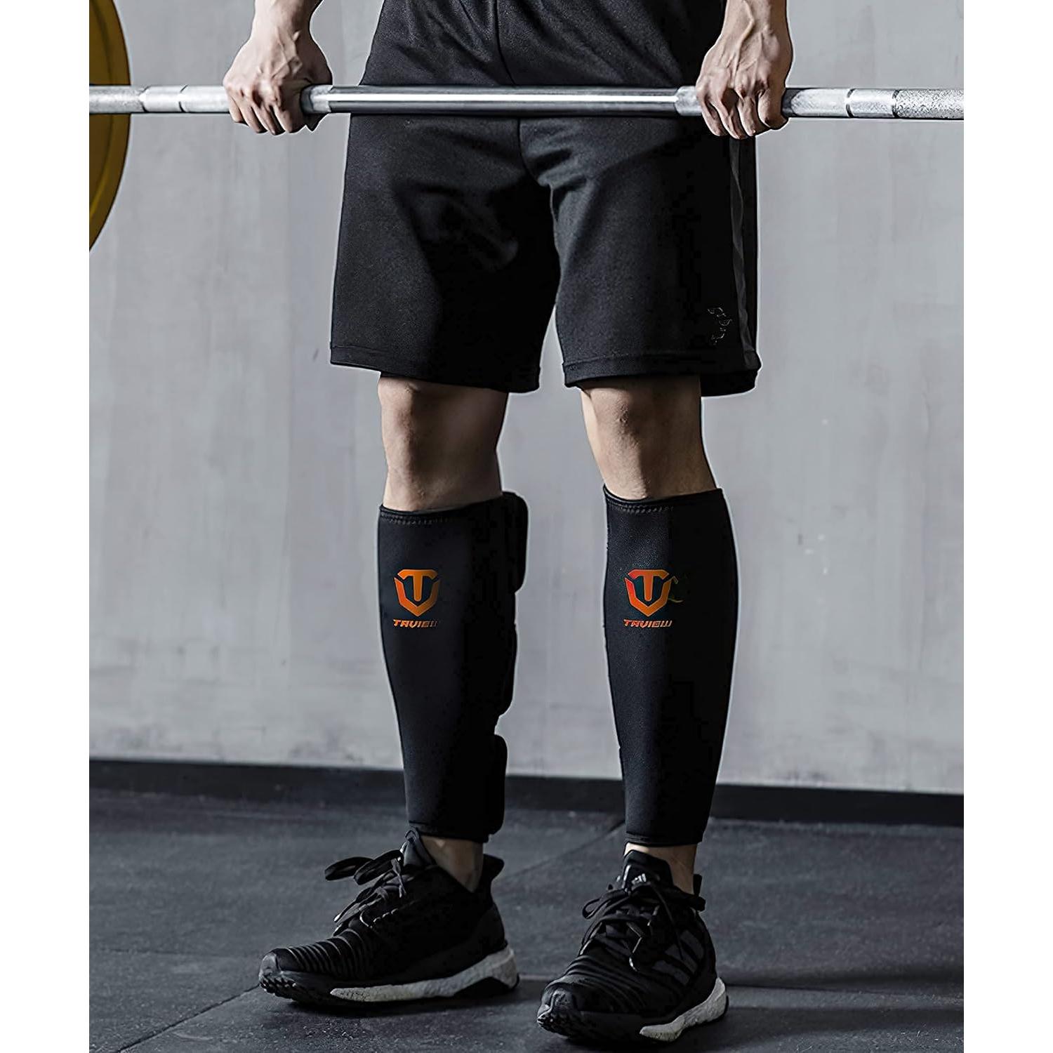 Protectores de Espinillas TAVIEW Neopreno 5mm para Levantamiento