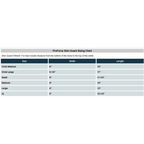 Protectores de Espinilla ProForce Niño Mediano - Blanco
