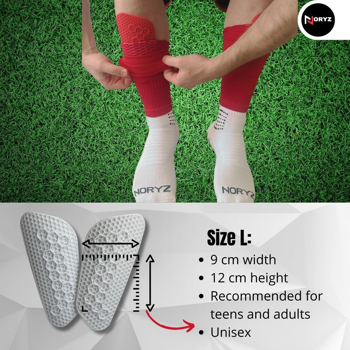 Protectores de Espinilla NORYZ de Silicona para Fútbol Adultos y Niños