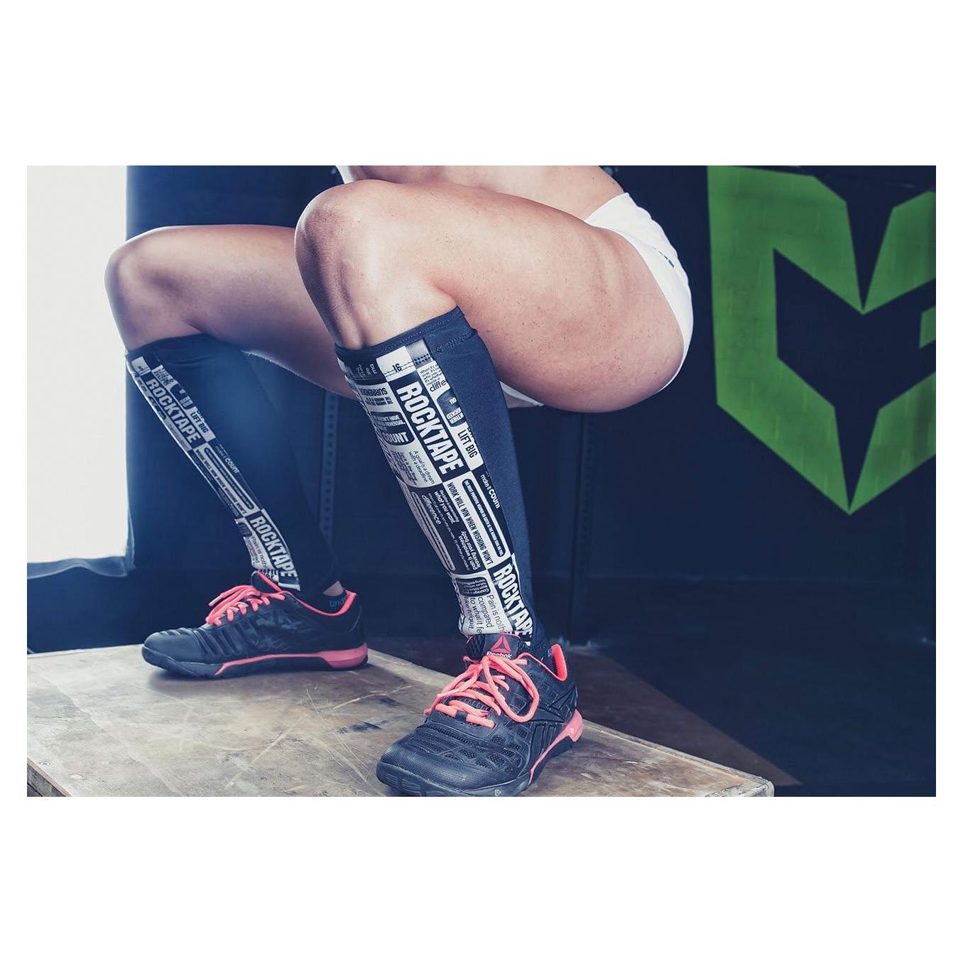 Mangas de Compresión RockTape RockGuards para Espinillas - Pequeño