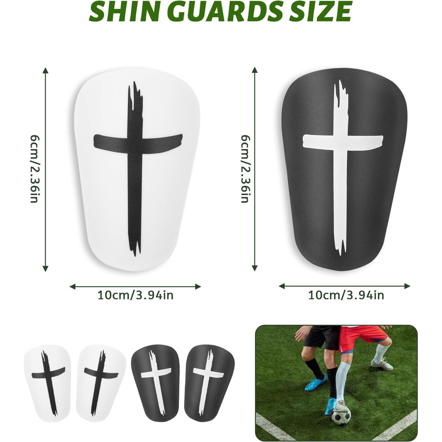 Mini Espinilleras de Fútbol Heygueo para Niños 9.9x5.8 cm