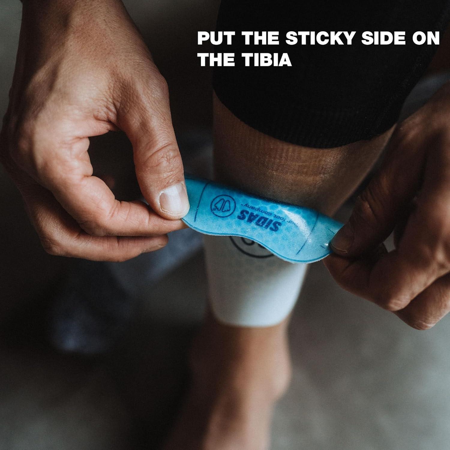 Protectores de Espinillas Sidas - Gel Reutilizables - Talla Única