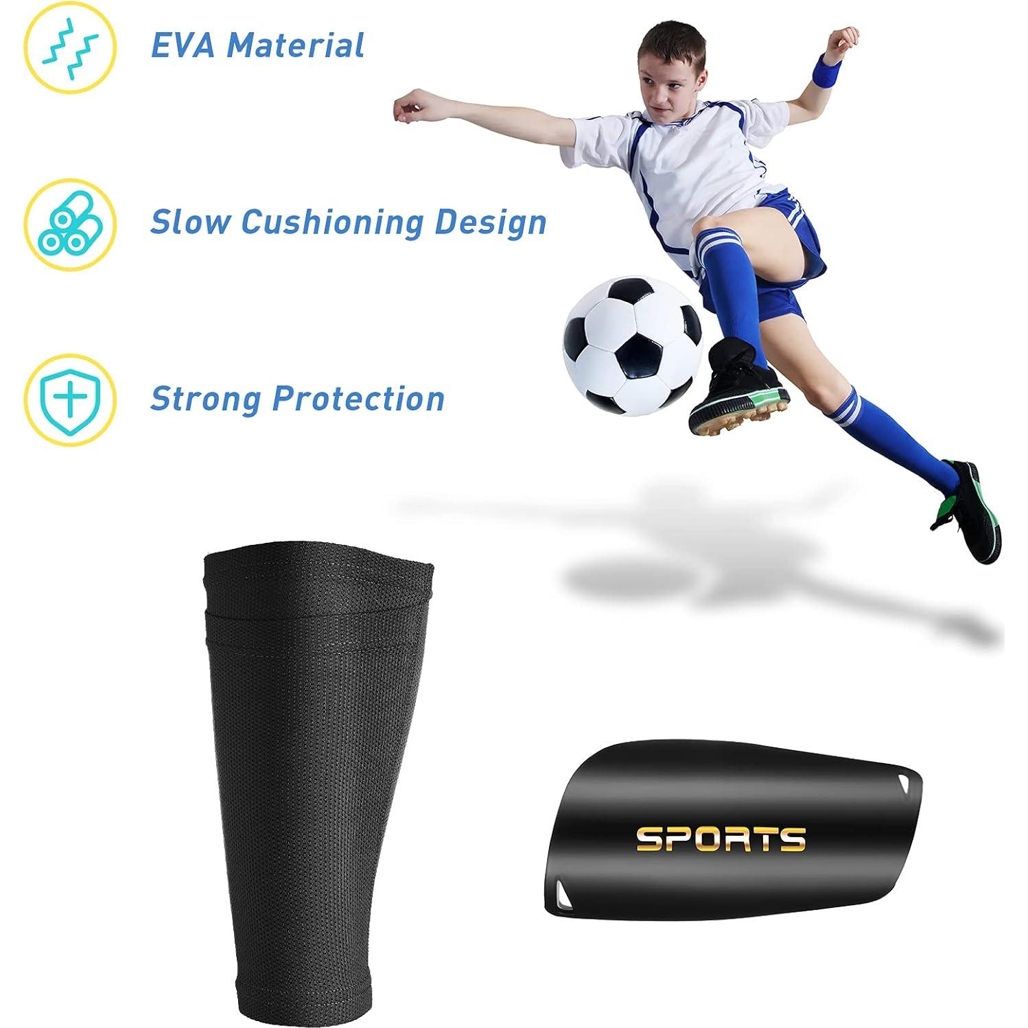 Espinilleras de Fútbol Sumind WW4774 Adulto Joven 2 Pares