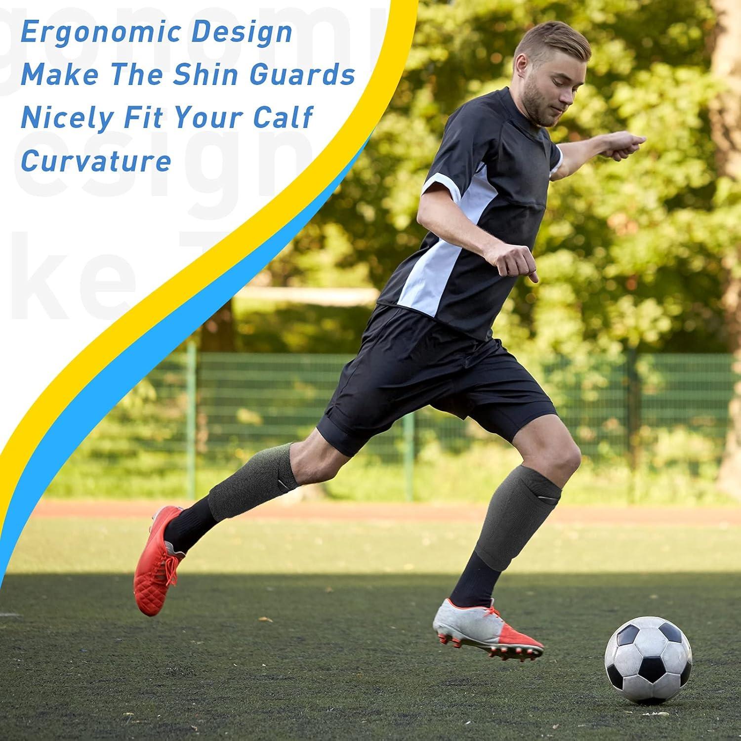 Espinilleras de Fútbol Sumind WW4774 Adulto Joven 2 Pares