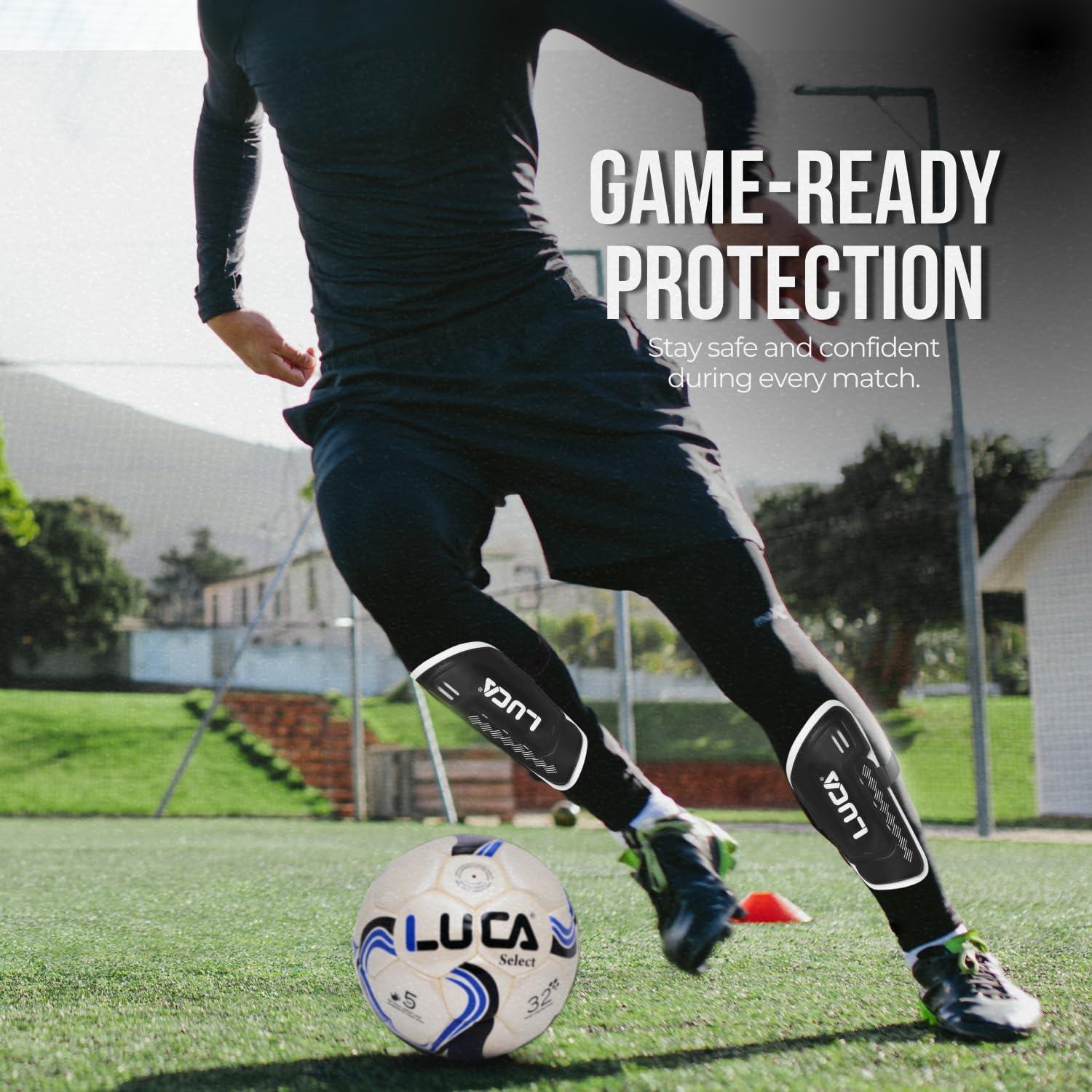 Espinilleras de Fútbol LUCA para Jóvenes y Adultos - Tamaño Mediano