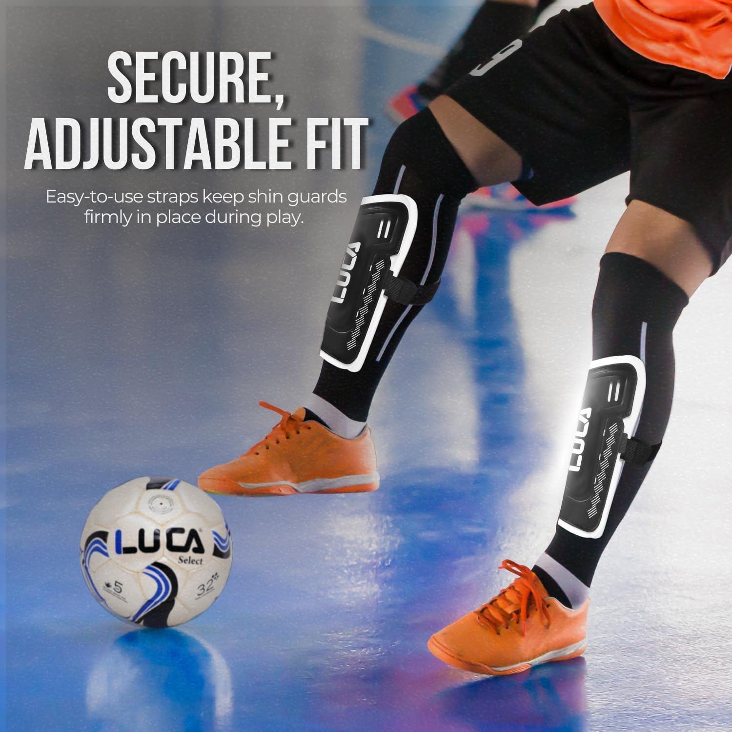 Espinilleras de Fútbol LUCA para Jóvenes y Adultos - Tamaño Mediano