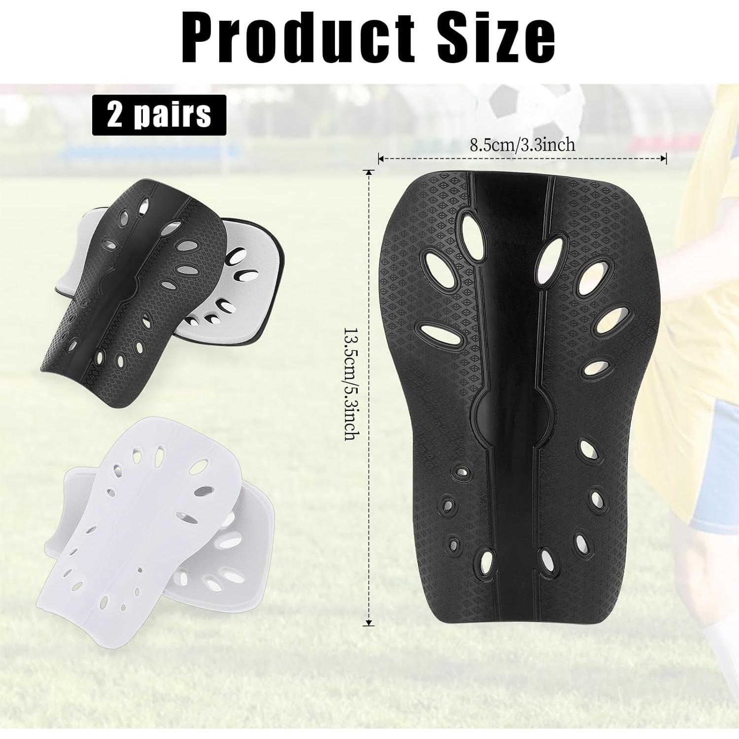 Espinilleras de Fútbol Molain 2 Pairs, Livianas y Transpirables