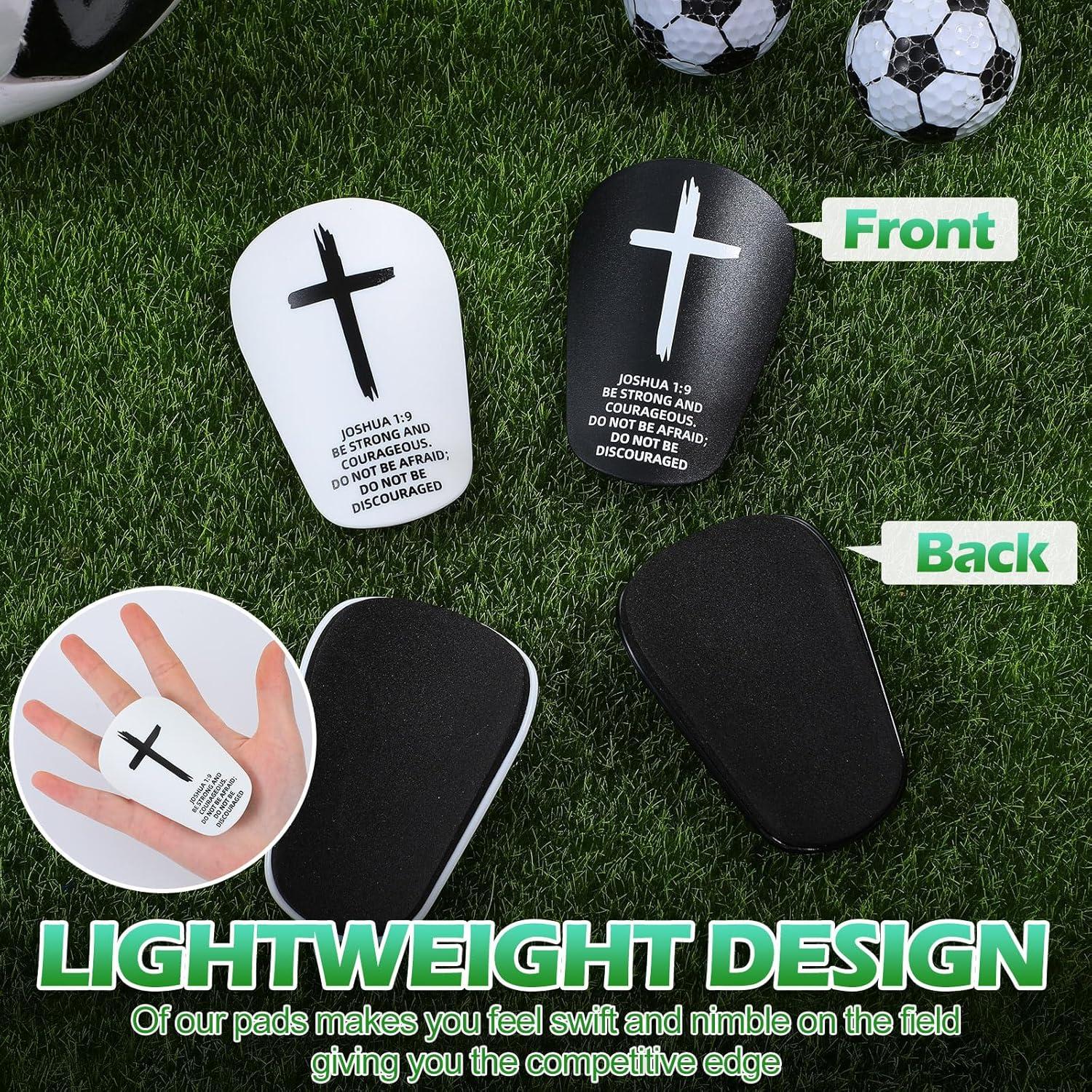 2 Pares de Espinilleras Mini PullCrease 8x5 cm para Fútbol