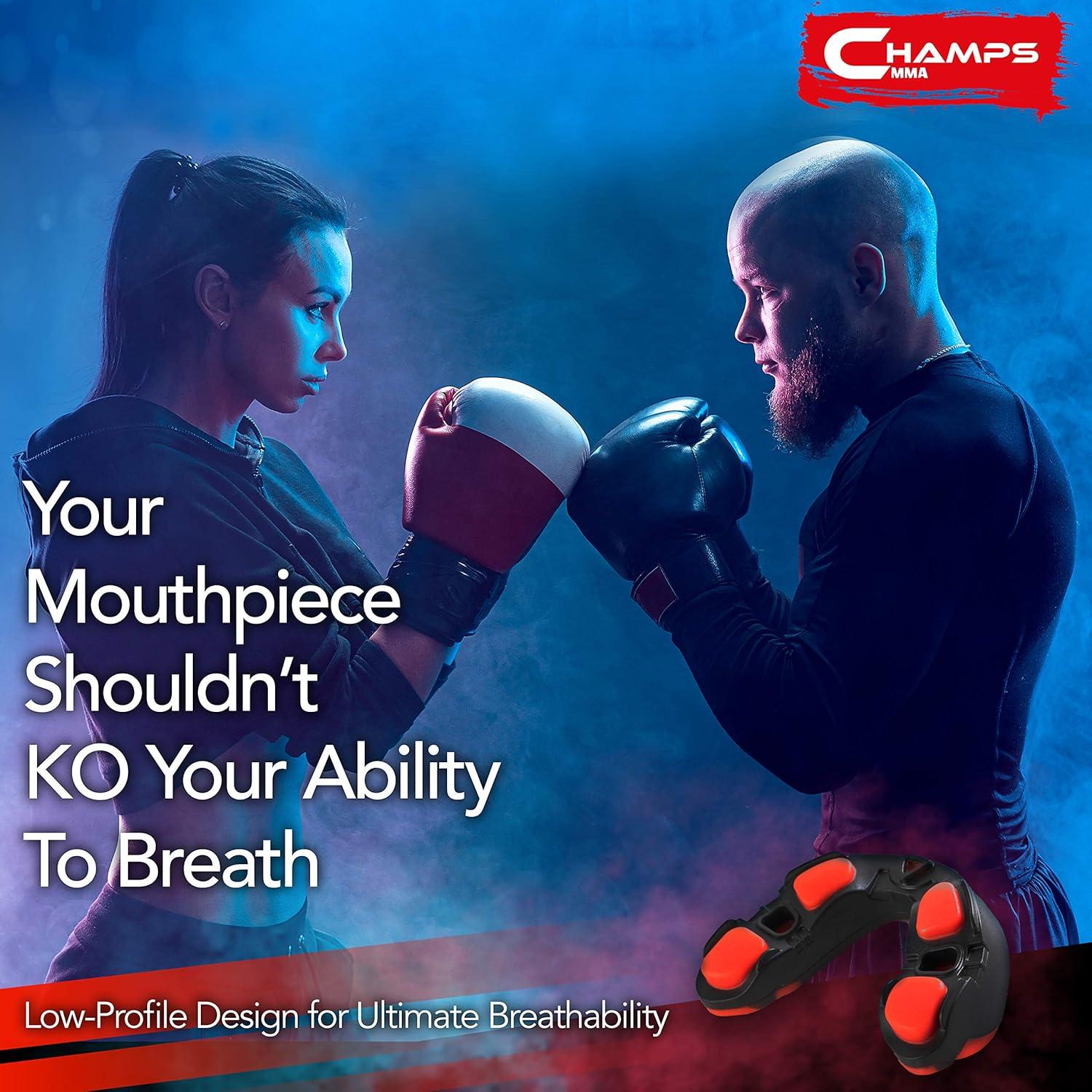 Protector Bucal Champs MMA con Estuche - Boxeo y Artes Marciales