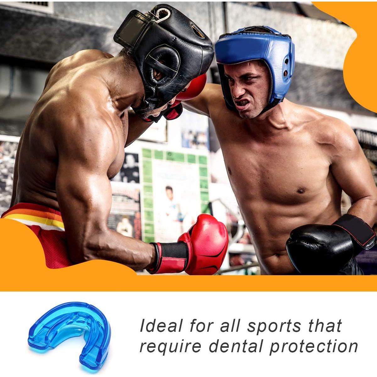 Protector Bucal Doble Coolrunner para Brackets - Azul