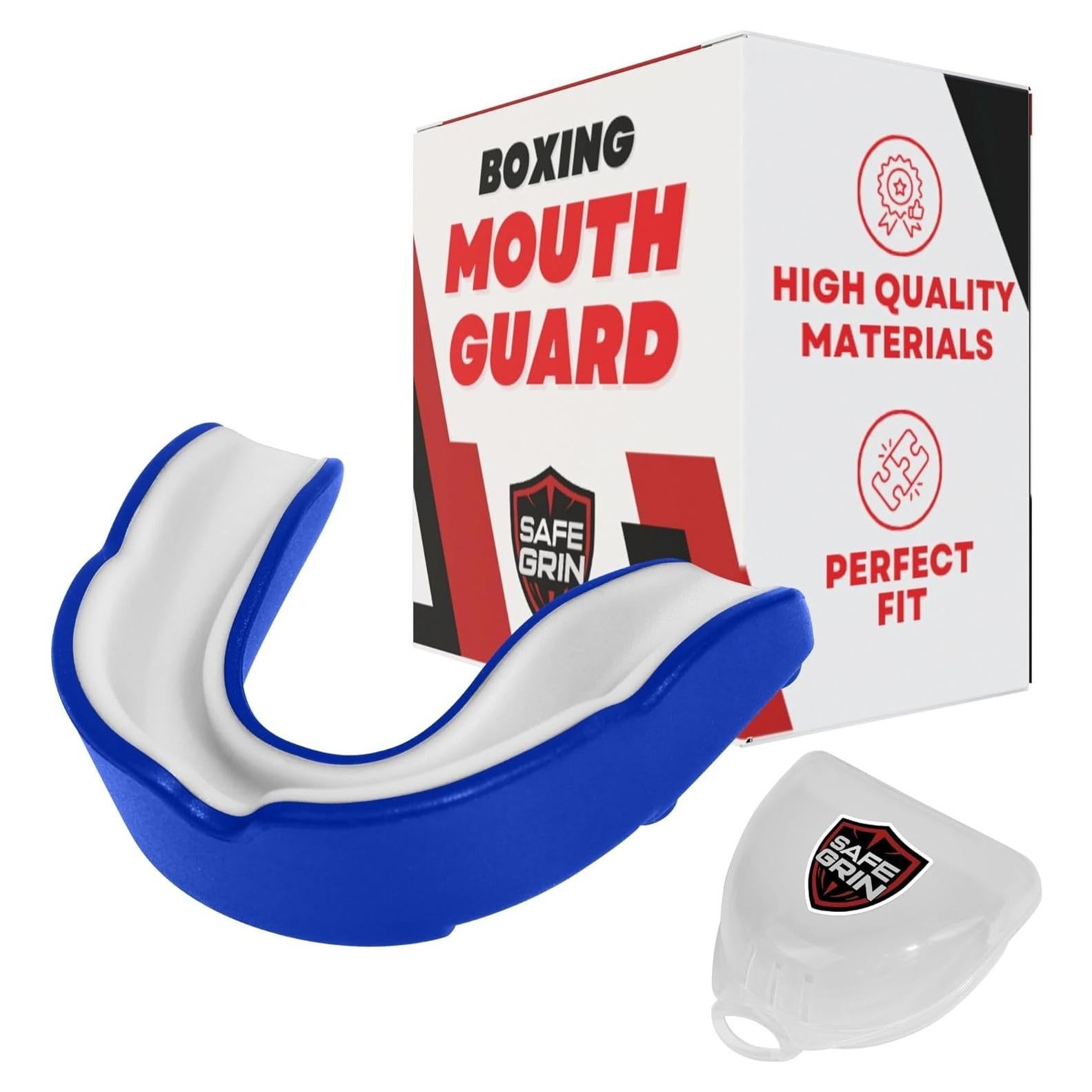 Protector Bucal Safe Grin para Boxeo y MMA - Azul