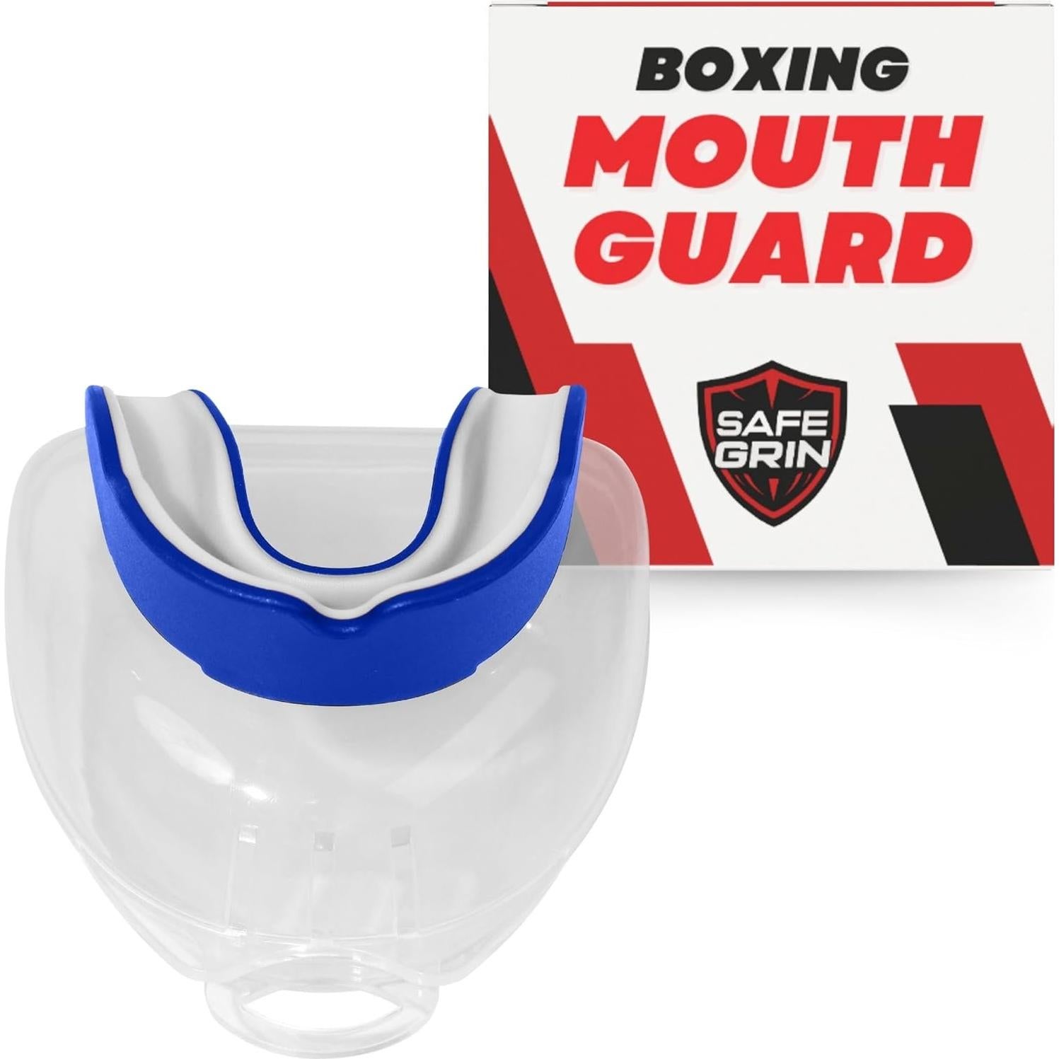 Protector Bucal Safe Grin para Boxeo y MMA - Azul