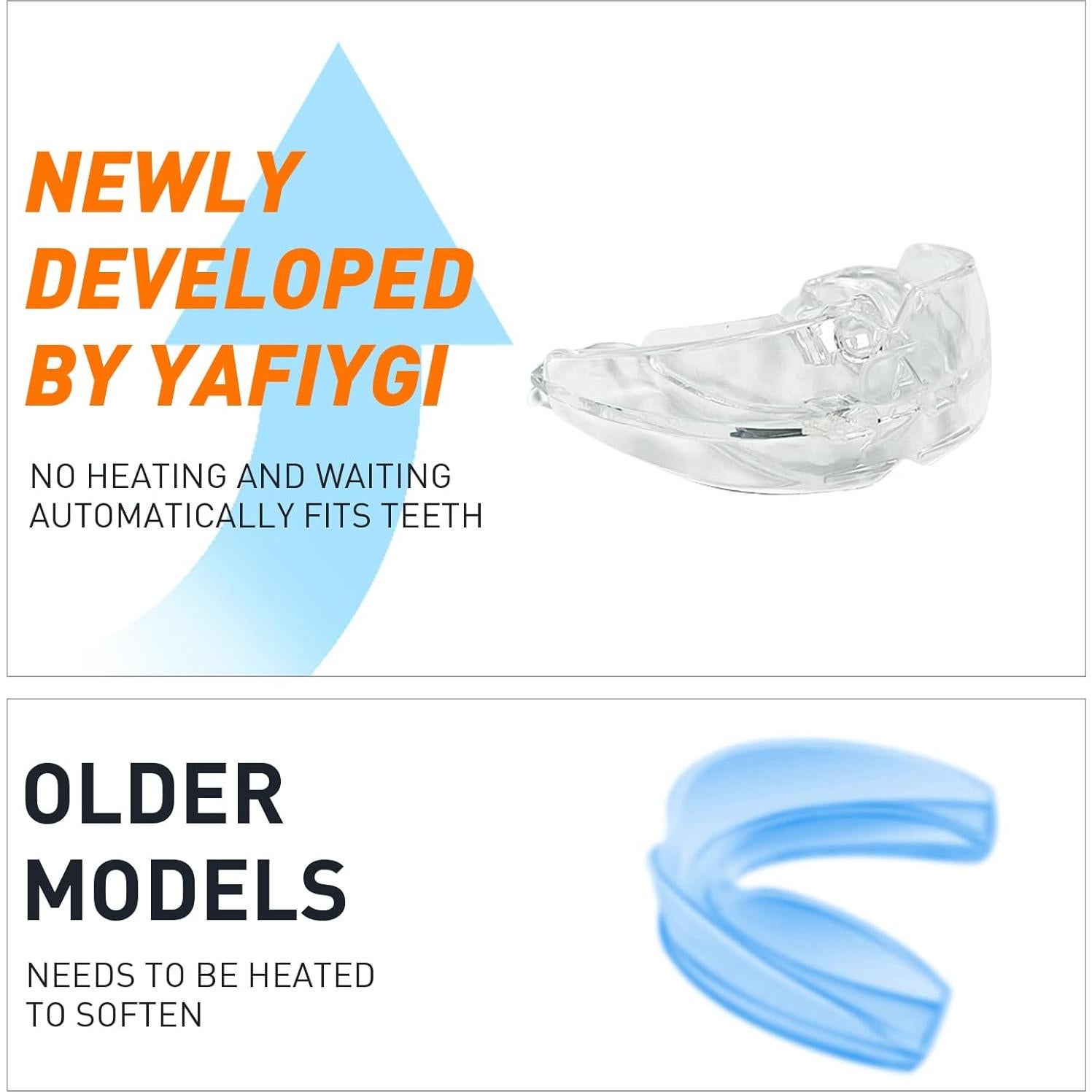 Paquete de 3 Protectores Bucales YAFIYGI para Niños 10-16 Años